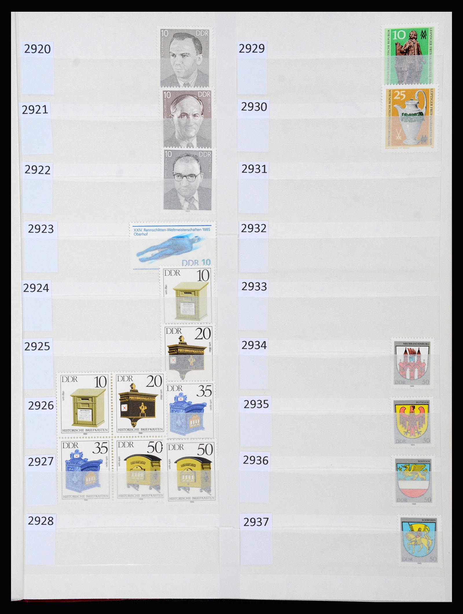 37253 151 - Postzegelverzameling 37253 DDR 1949-1990.