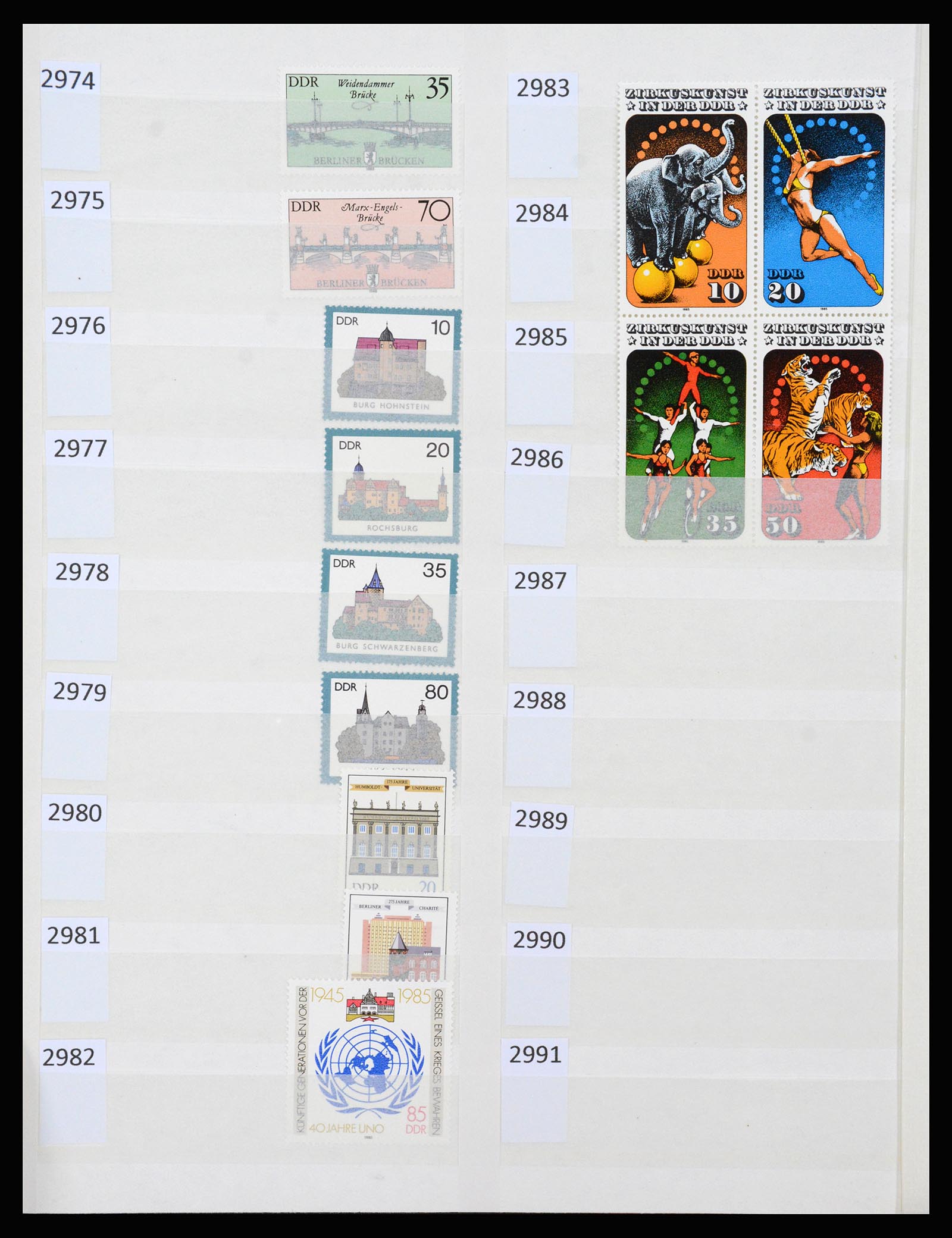 37253 154 - Postzegelverzameling 37253 DDR 1949-1990.