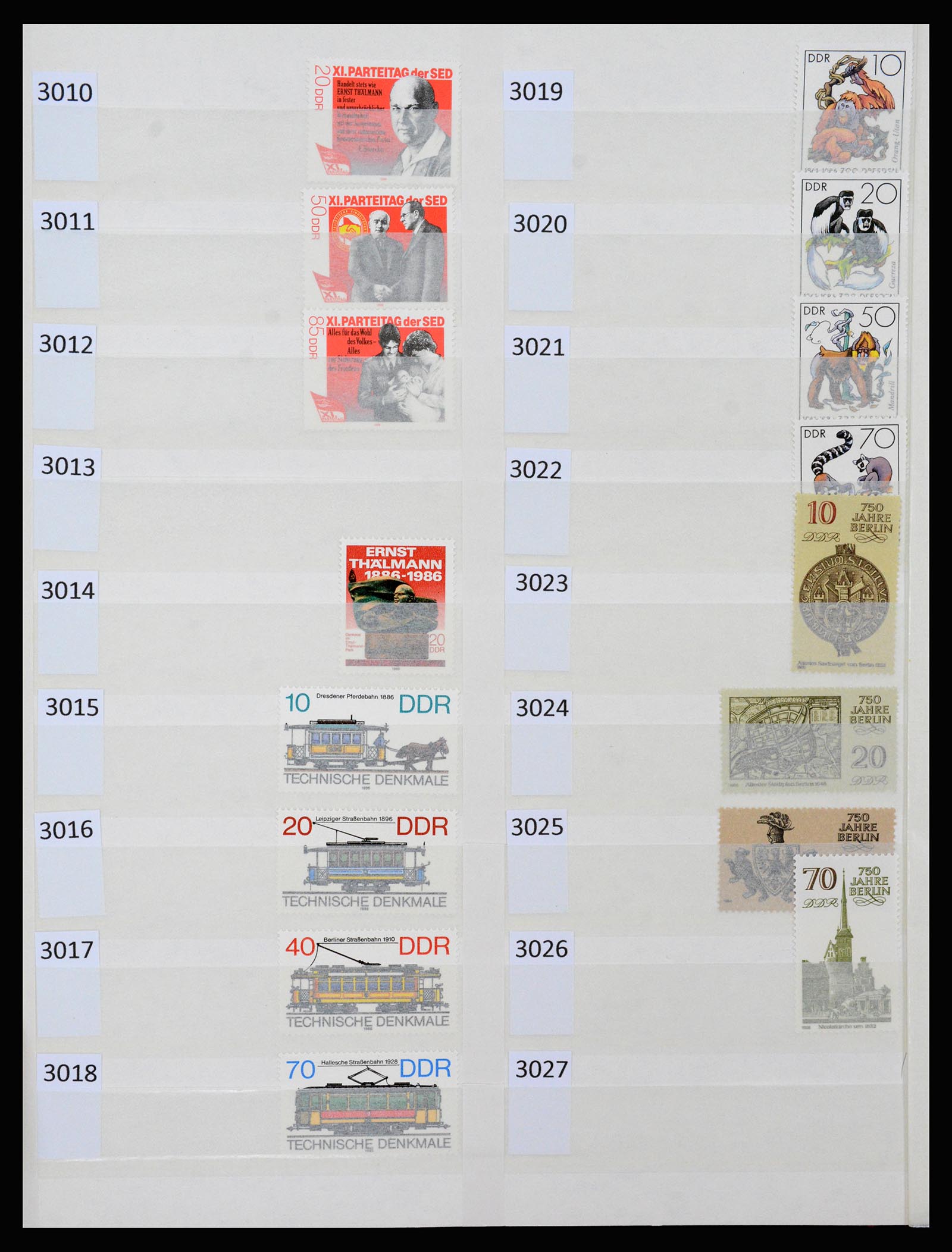 37253 156 - Postzegelverzameling 37253 DDR 1949-1990.