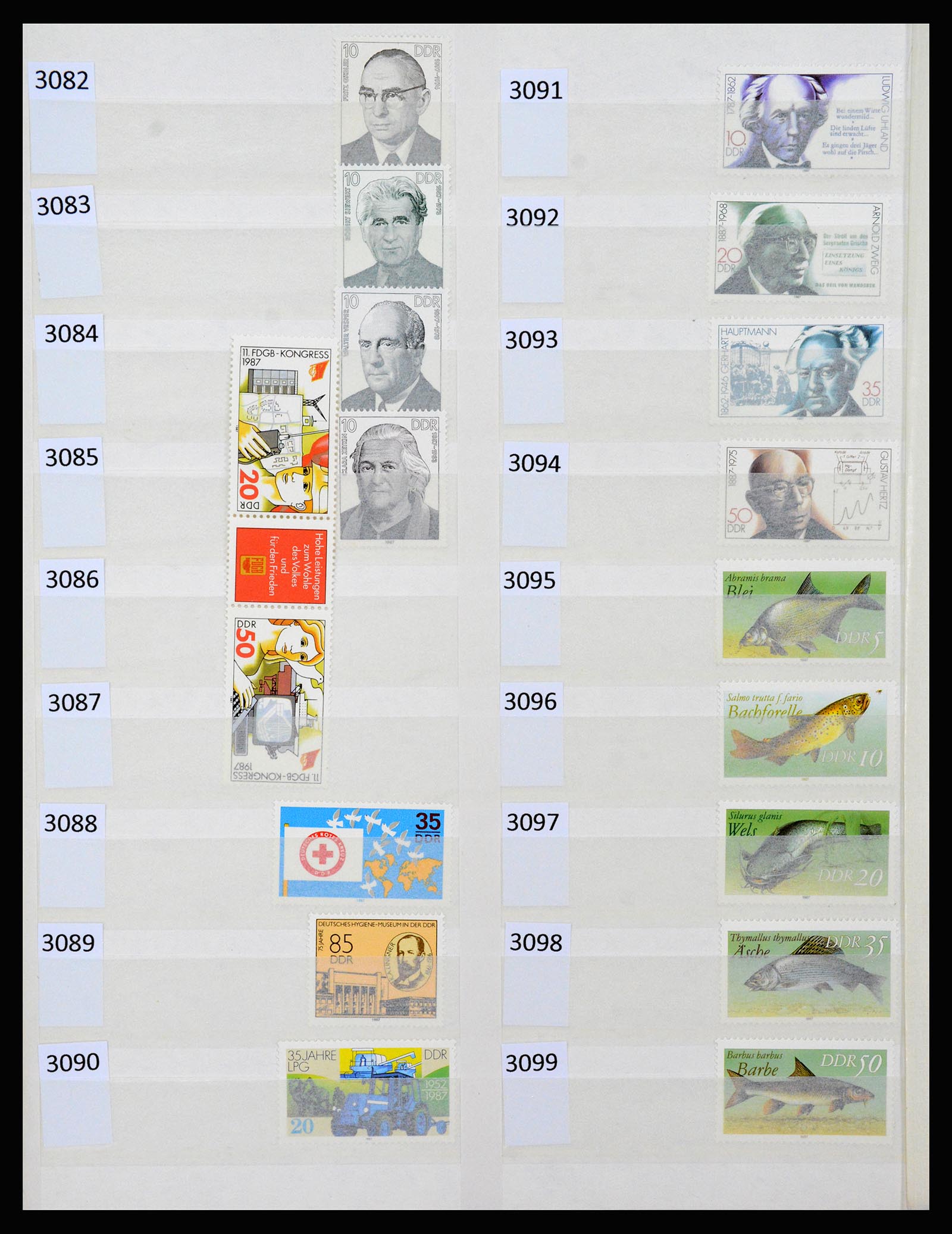 37253 160 - Postzegelverzameling 37253 DDR 1949-1990.