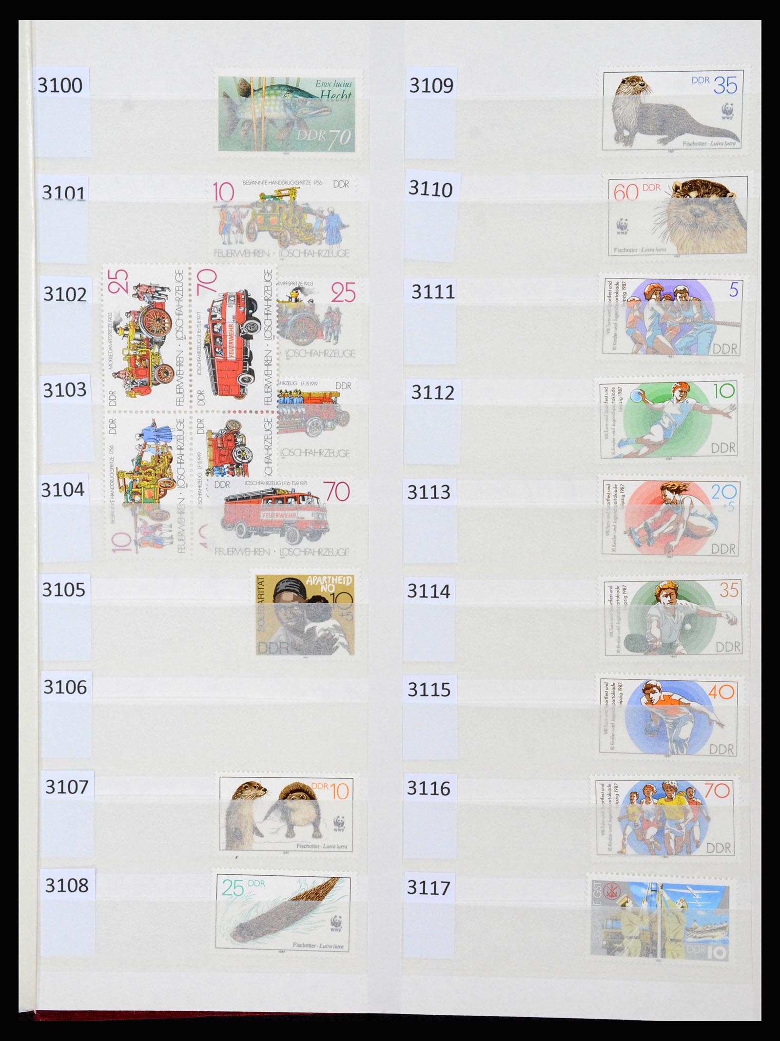 37253 161 - Postzegelverzameling 37253 DDR 1949-1990.