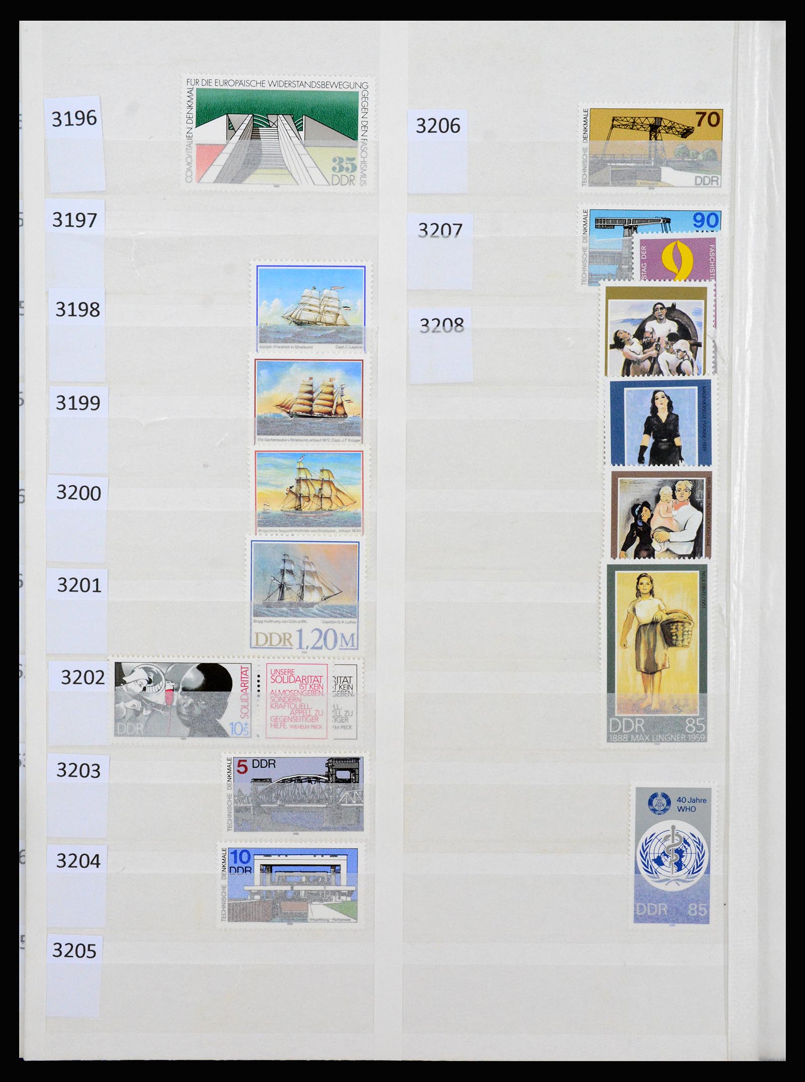 37253 166 - Postzegelverzameling 37253 DDR 1949-1990.