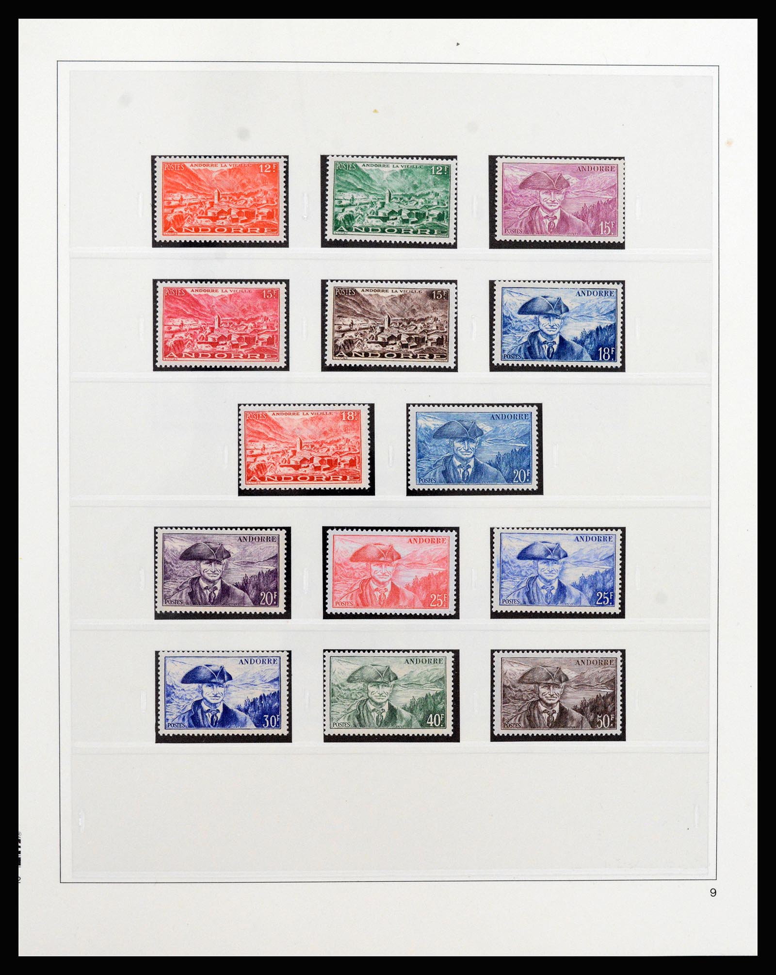 37258 009 - Postzegelverzameling 37258 Andorra 1931-1994.