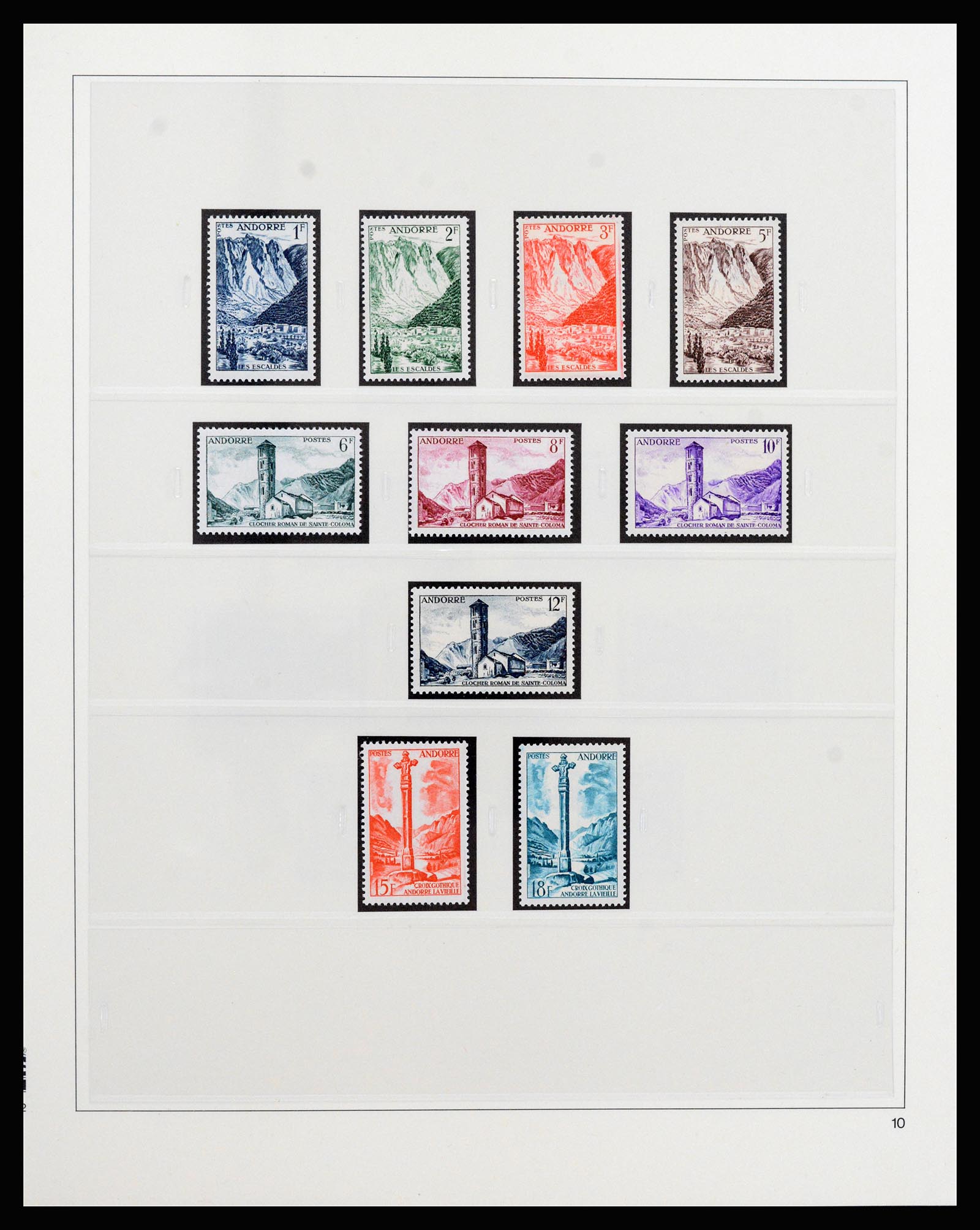 37258 010 - Postzegelverzameling 37258 Andorra 1931-1994.