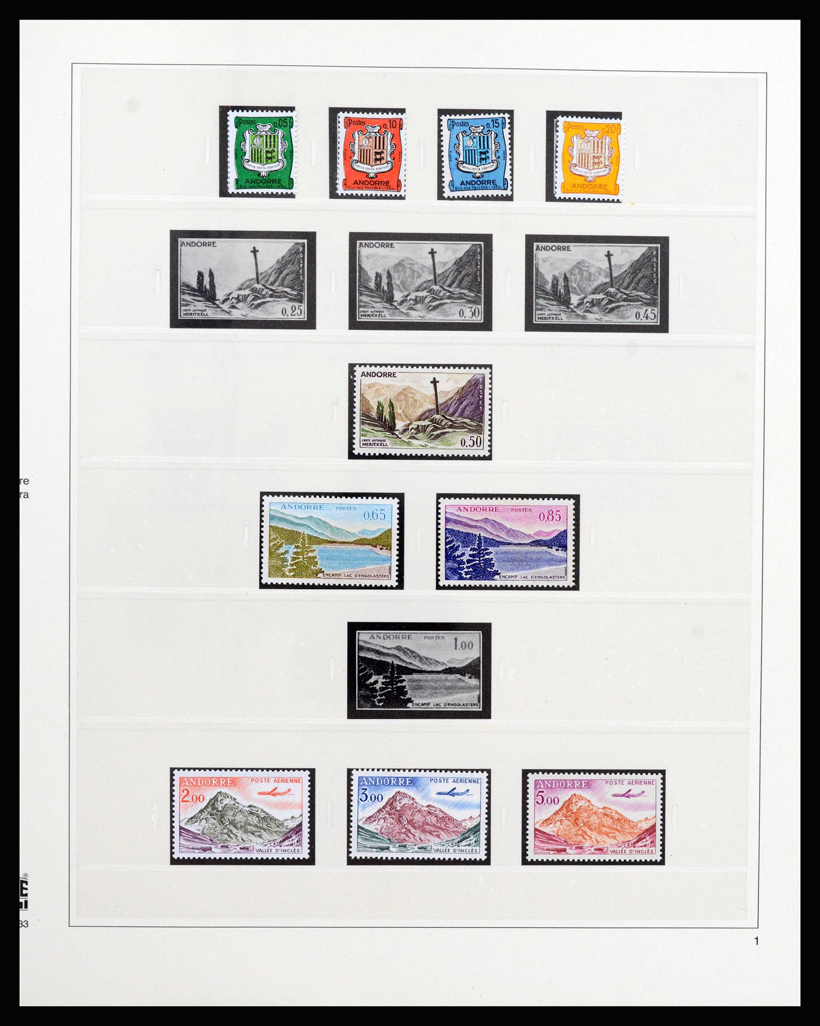 37258 013 - Postzegelverzameling 37258 Andorra 1931-1994.