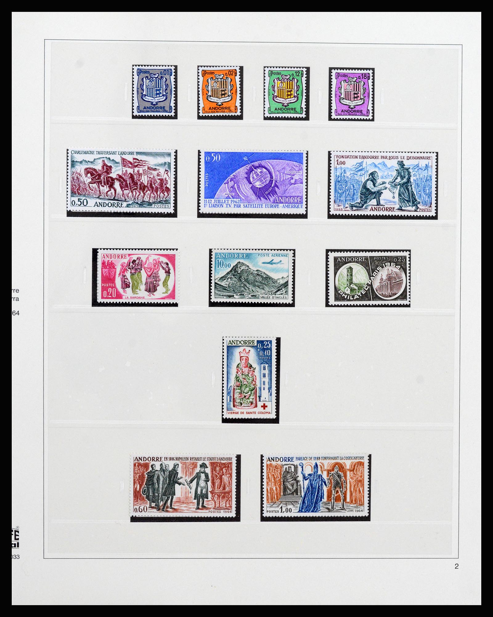 37258 014 - Postzegelverzameling 37258 Andorra 1931-1994.