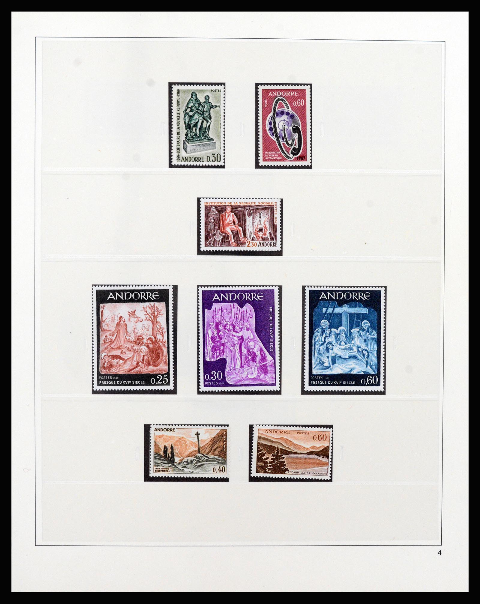 37258 016 - Postzegelverzameling 37258 Andorra 1931-1994.