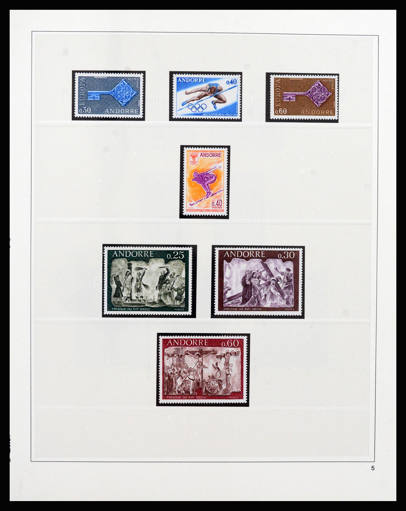 37258 017 - Postzegelverzameling 37258 Andorra 1931-1994.