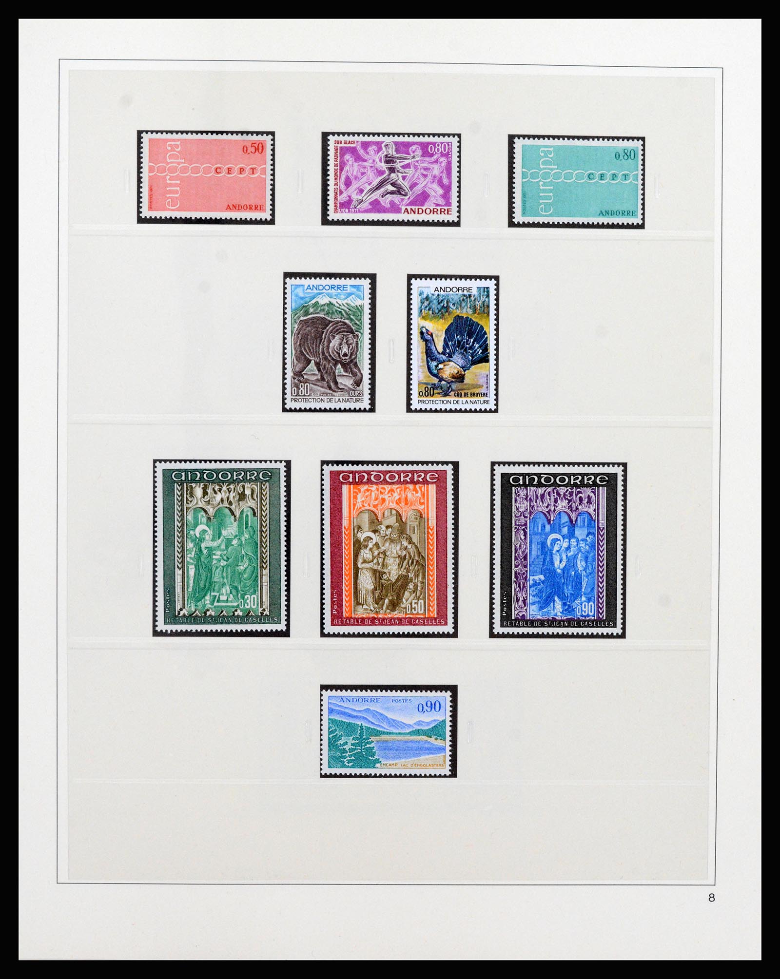 37258 020 - Postzegelverzameling 37258 Andorra 1931-1994.