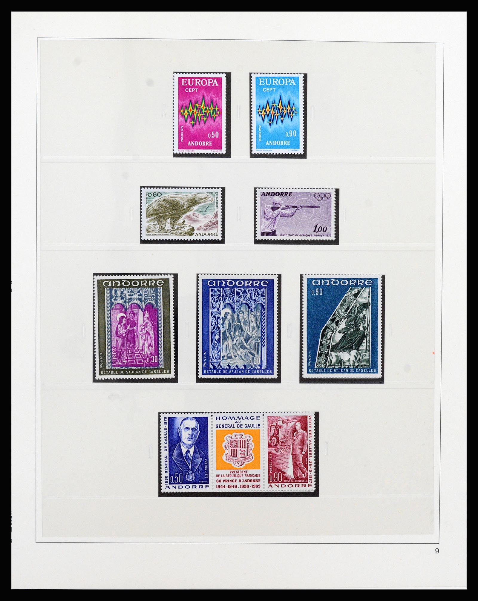 37258 021 - Postzegelverzameling 37258 Andorra 1931-1994.