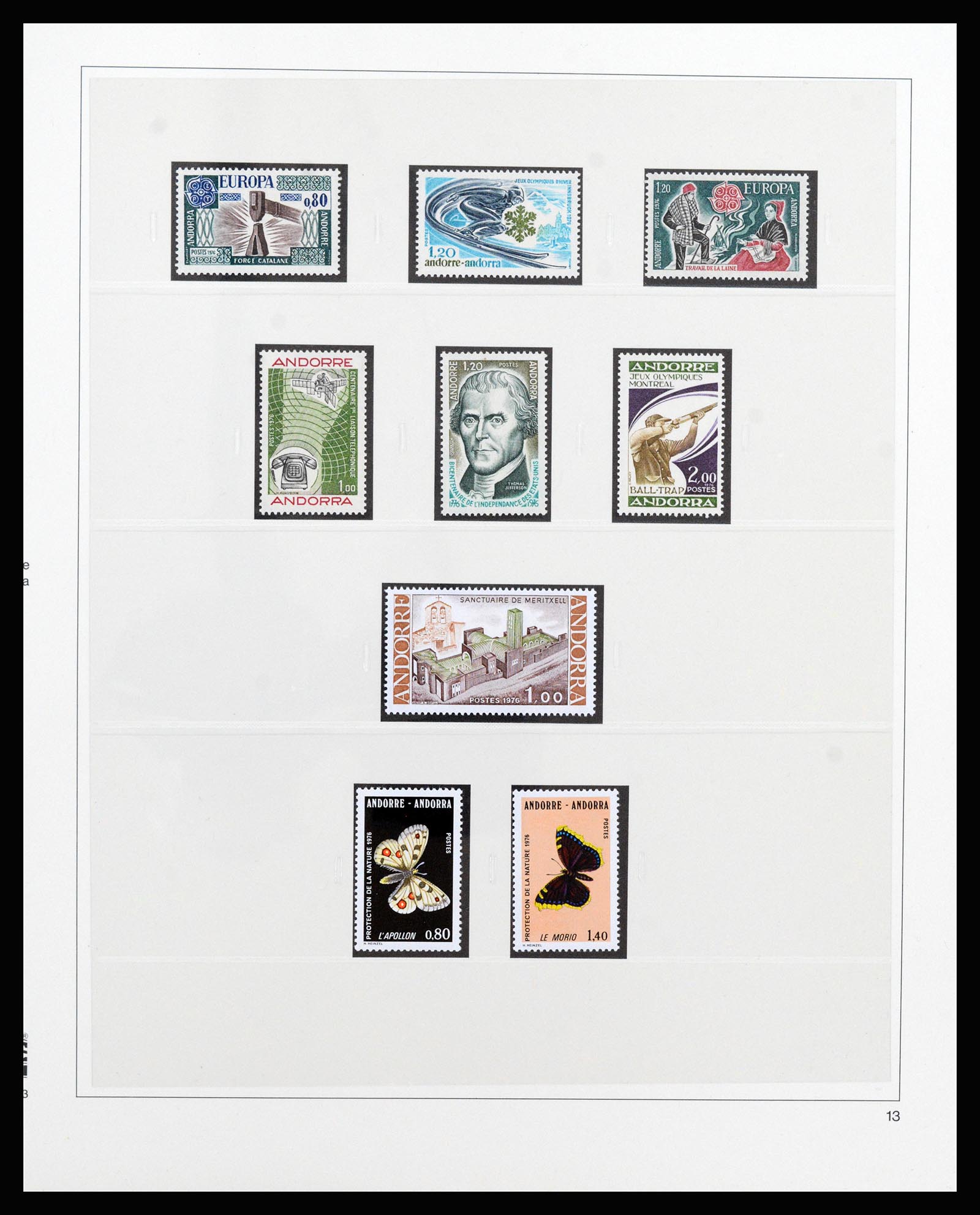 37258 025 - Postzegelverzameling 37258 Andorra 1931-1994.