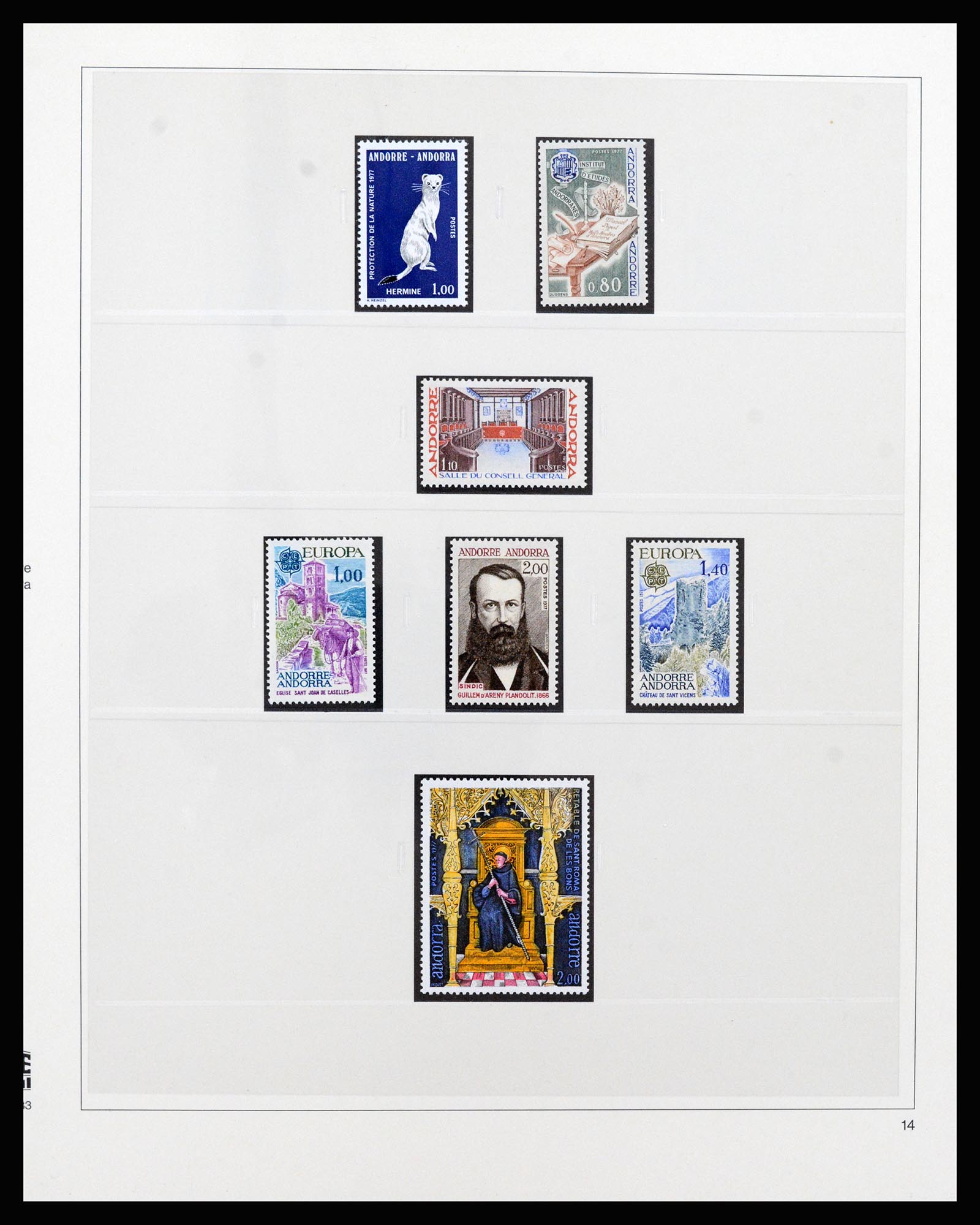 37258 026 - Postzegelverzameling 37258 Andorra 1931-1994.