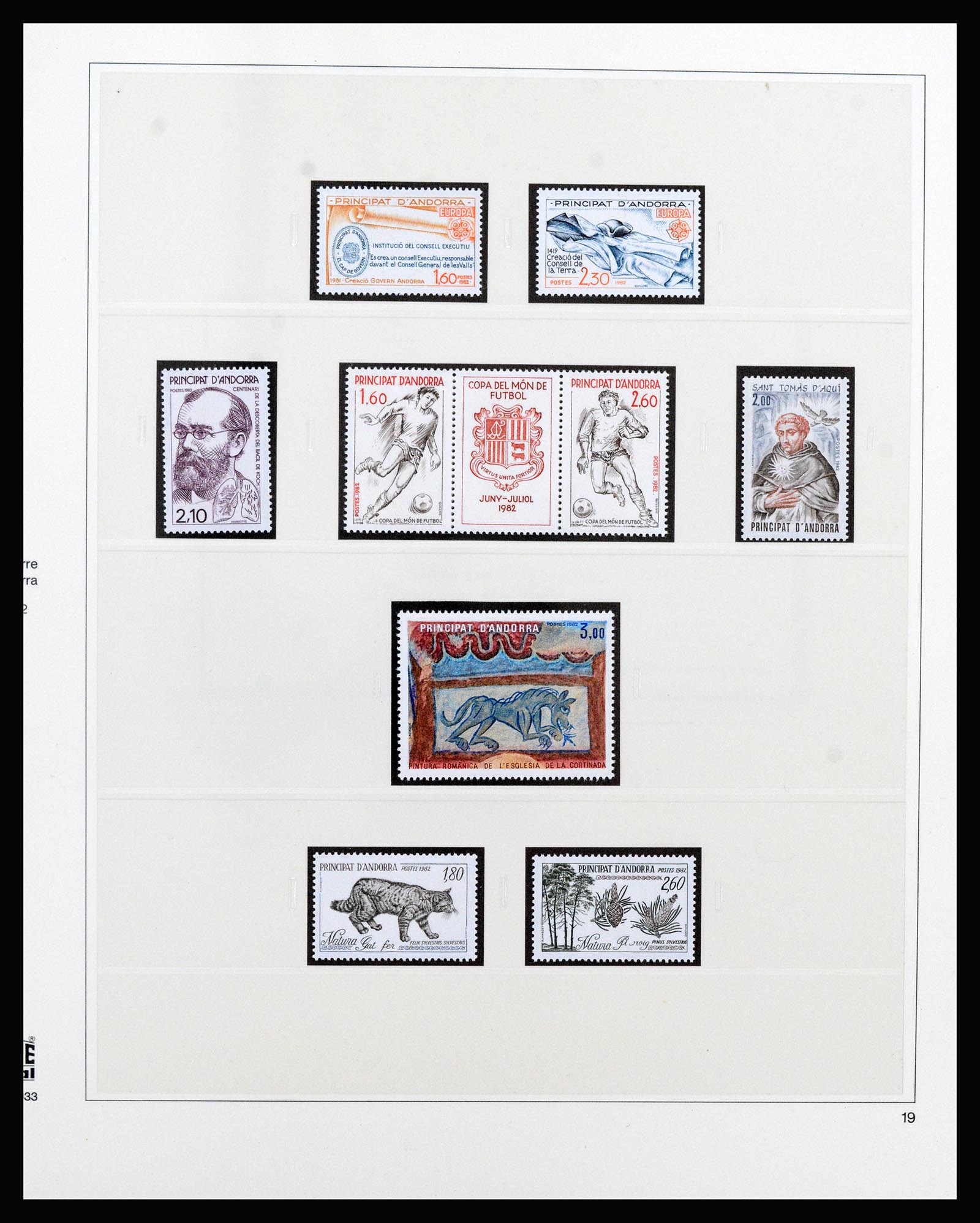 37258 031 - Postzegelverzameling 37258 Andorra 1931-1994.