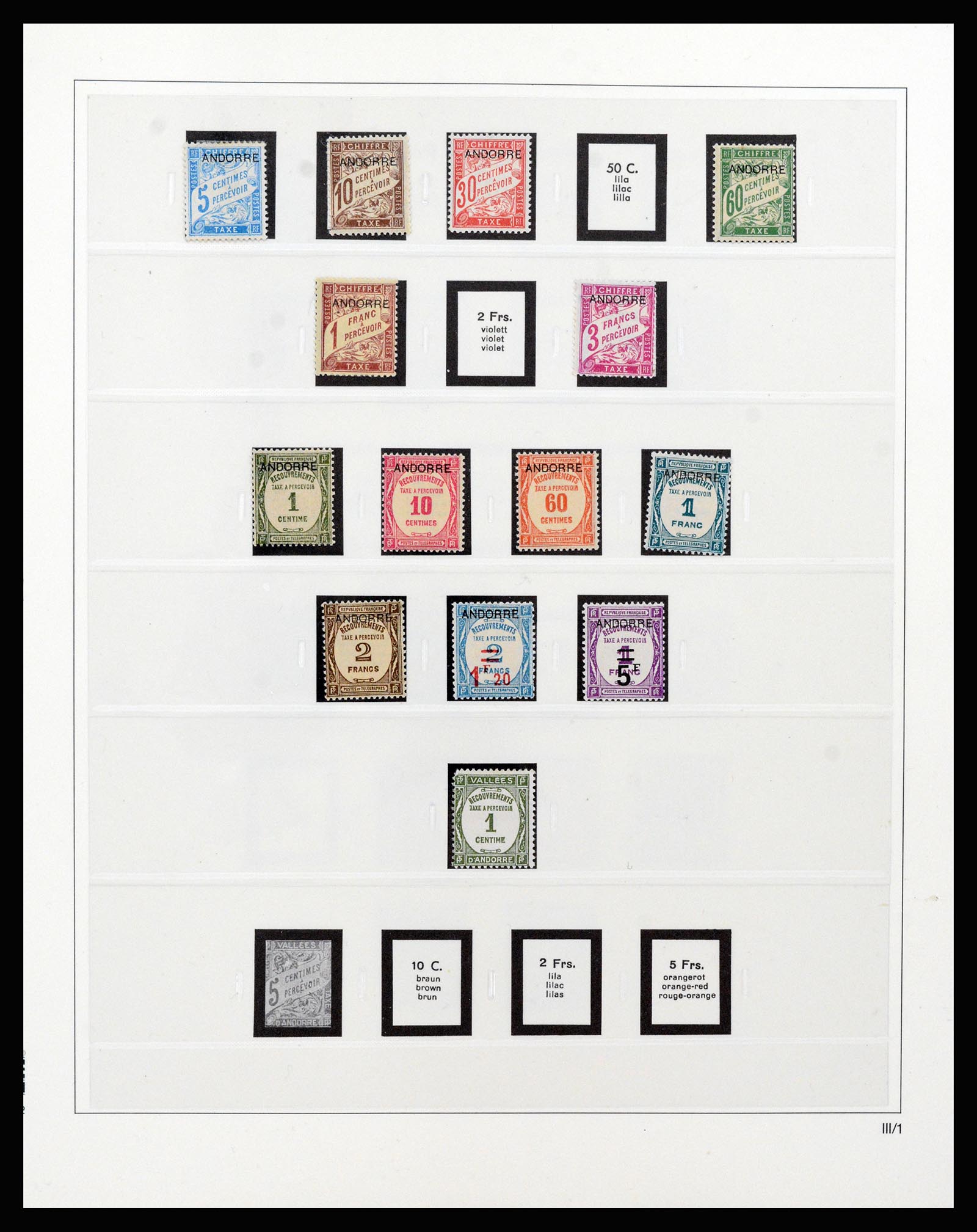 37258 047 - Postzegelverzameling 37258 Andorra 1931-1994.