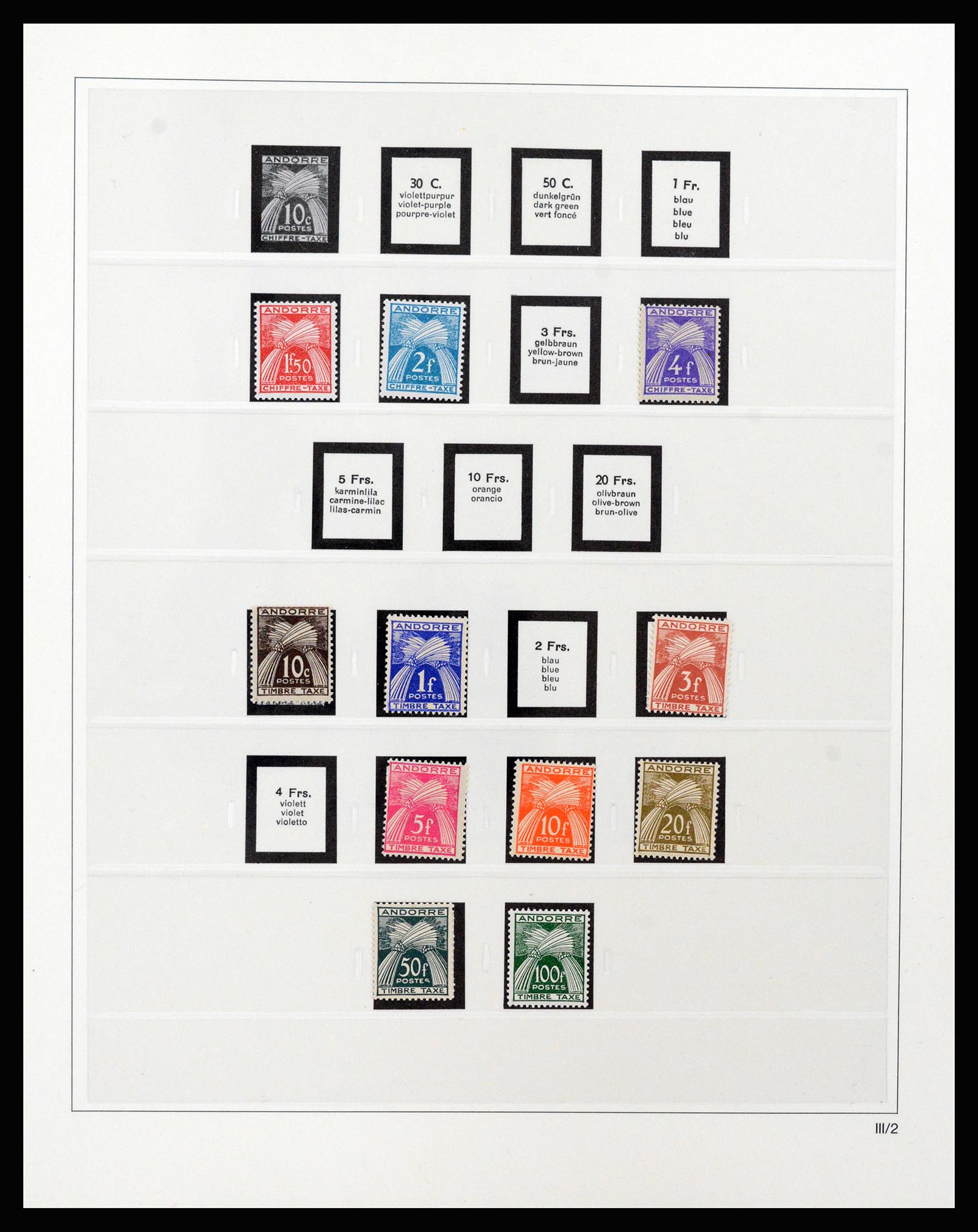37258 048 - Postzegelverzameling 37258 Andorra 1931-1994.