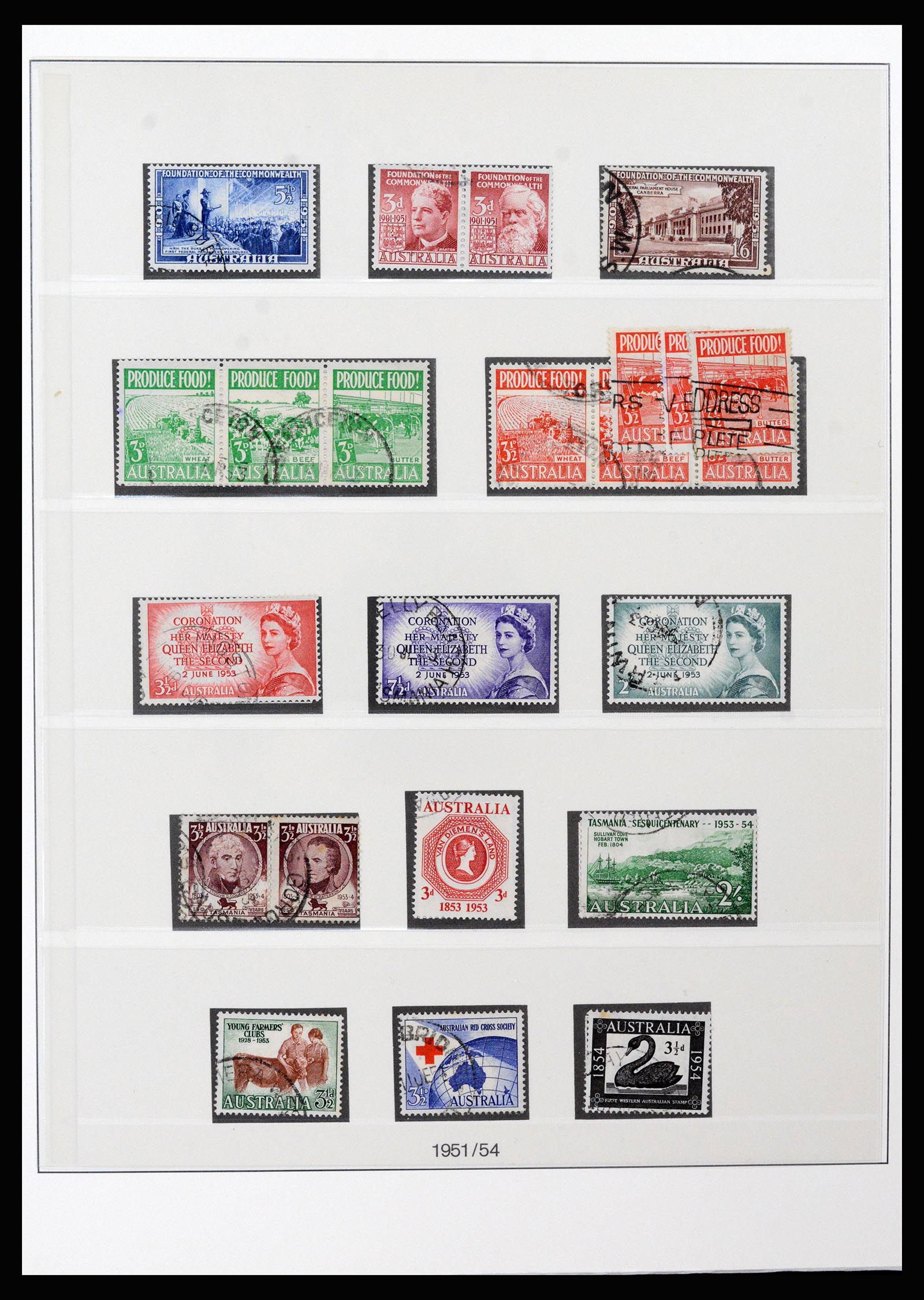 37259 001 - Postzegelverzameling 37259 Australië 1951-2016.