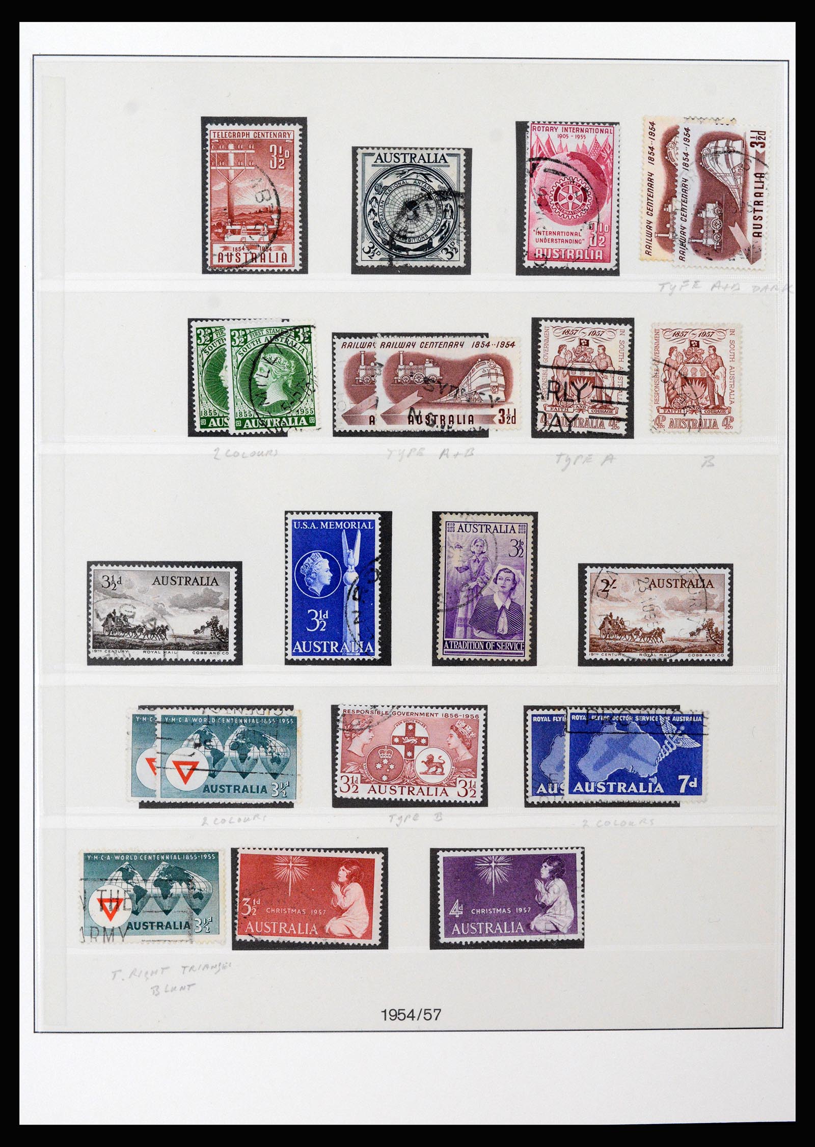 37259 002 - Postzegelverzameling 37259 Australië 1951-2016.