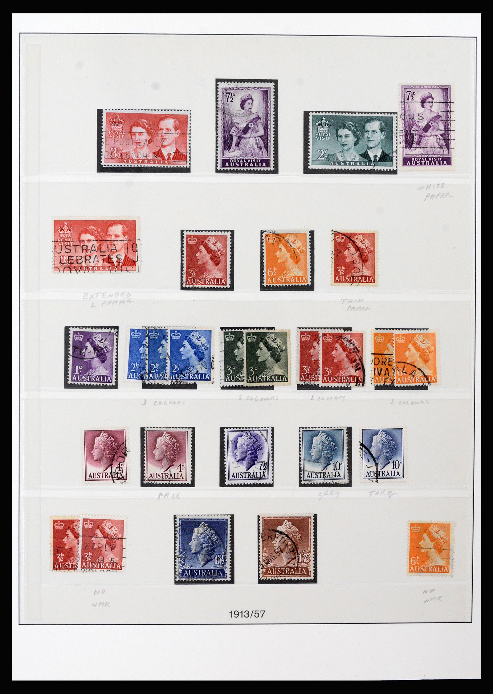 37259 003 - Postzegelverzameling 37259 Australië 1951-2016.