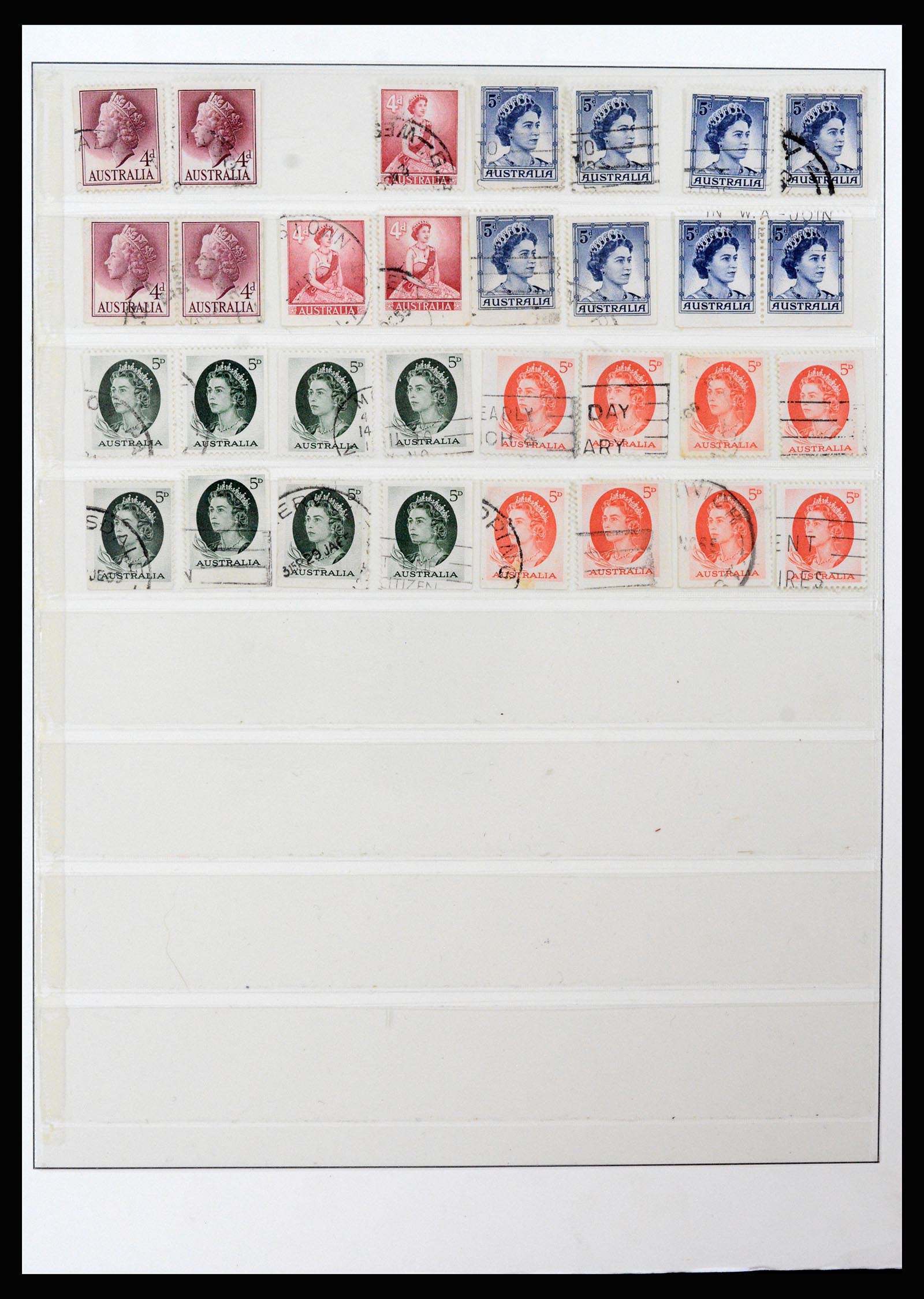 37259 005 - Postzegelverzameling 37259 Australië 1951-2016.