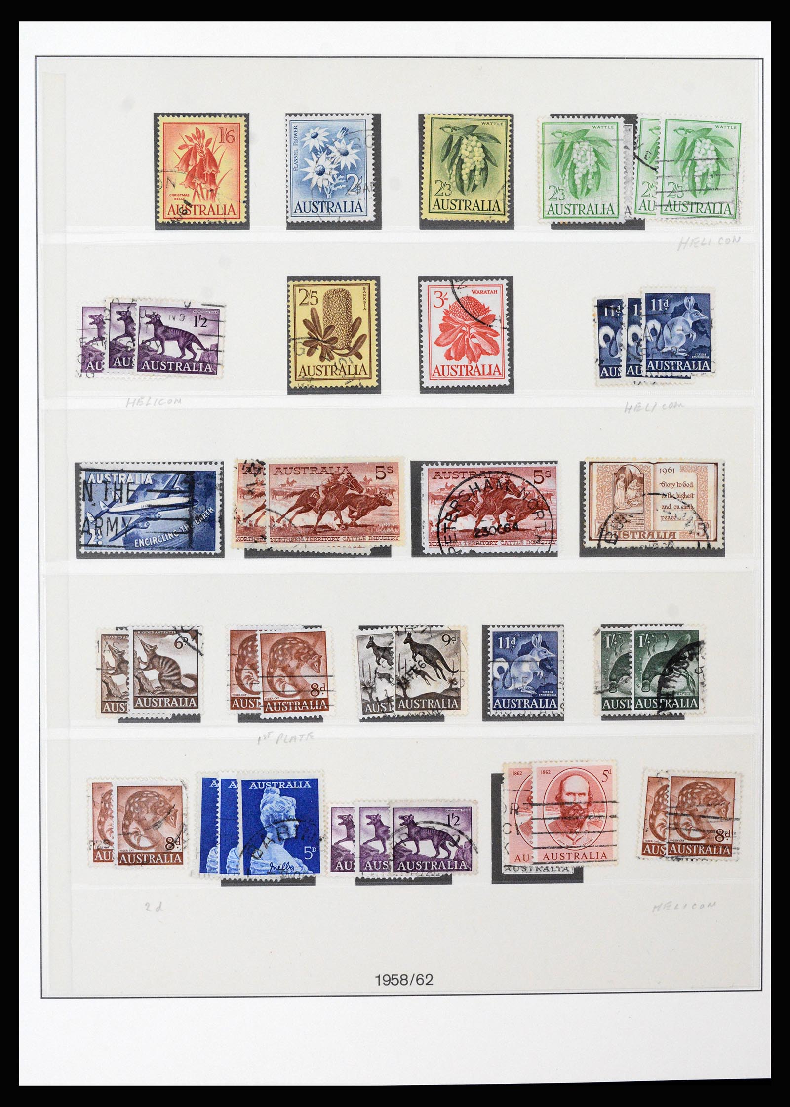 37259 008 - Postzegelverzameling 37259 Australië 1951-2016.