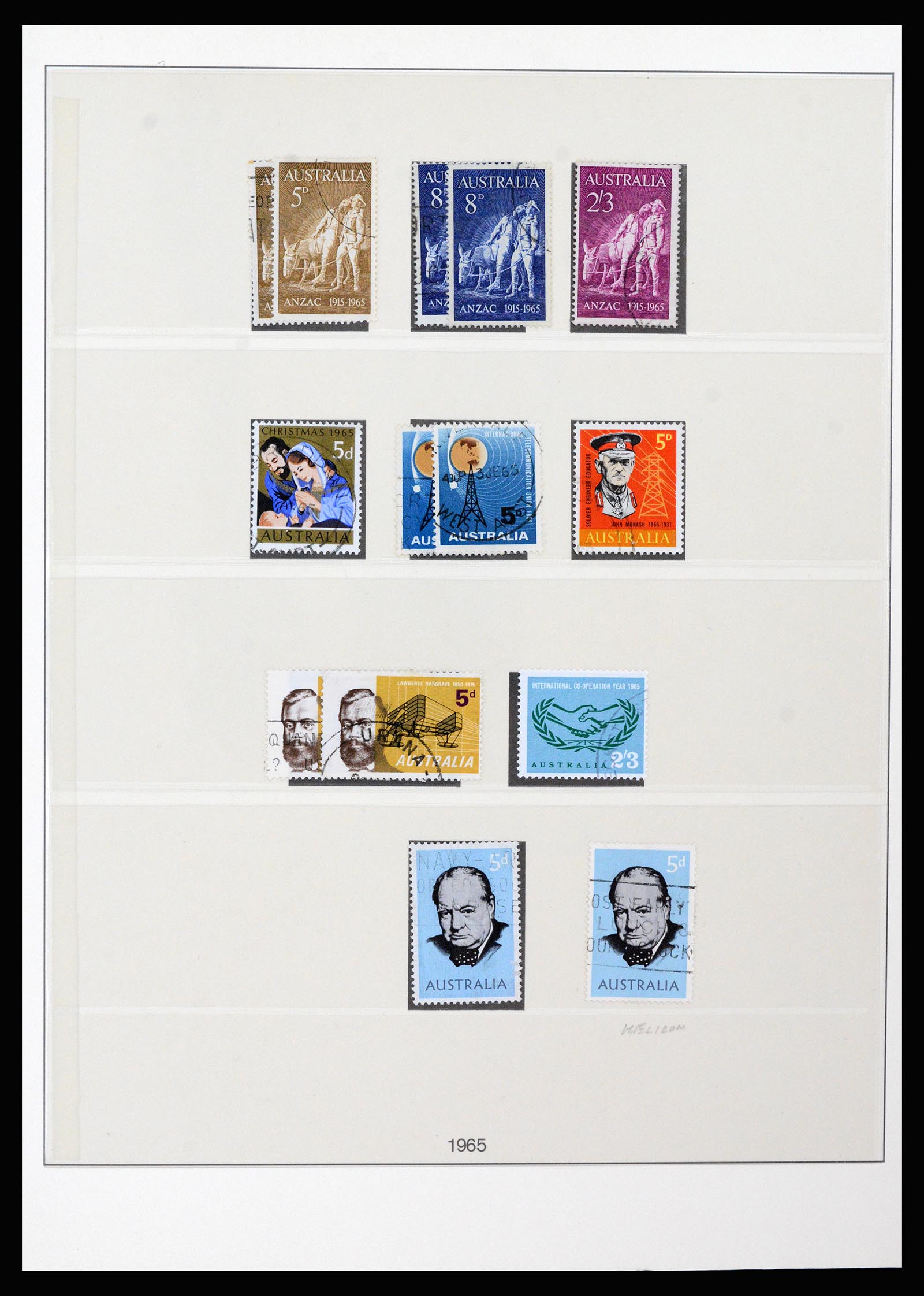 37259 011 - Postzegelverzameling 37259 Australië 1951-2016.
