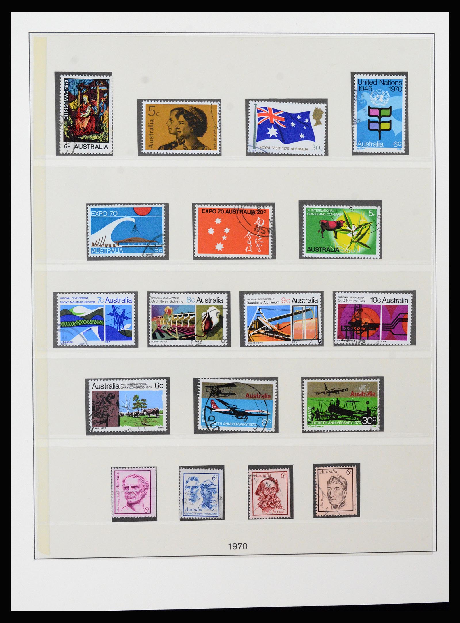 37259 023 - Postzegelverzameling 37259 Australië 1951-2016.