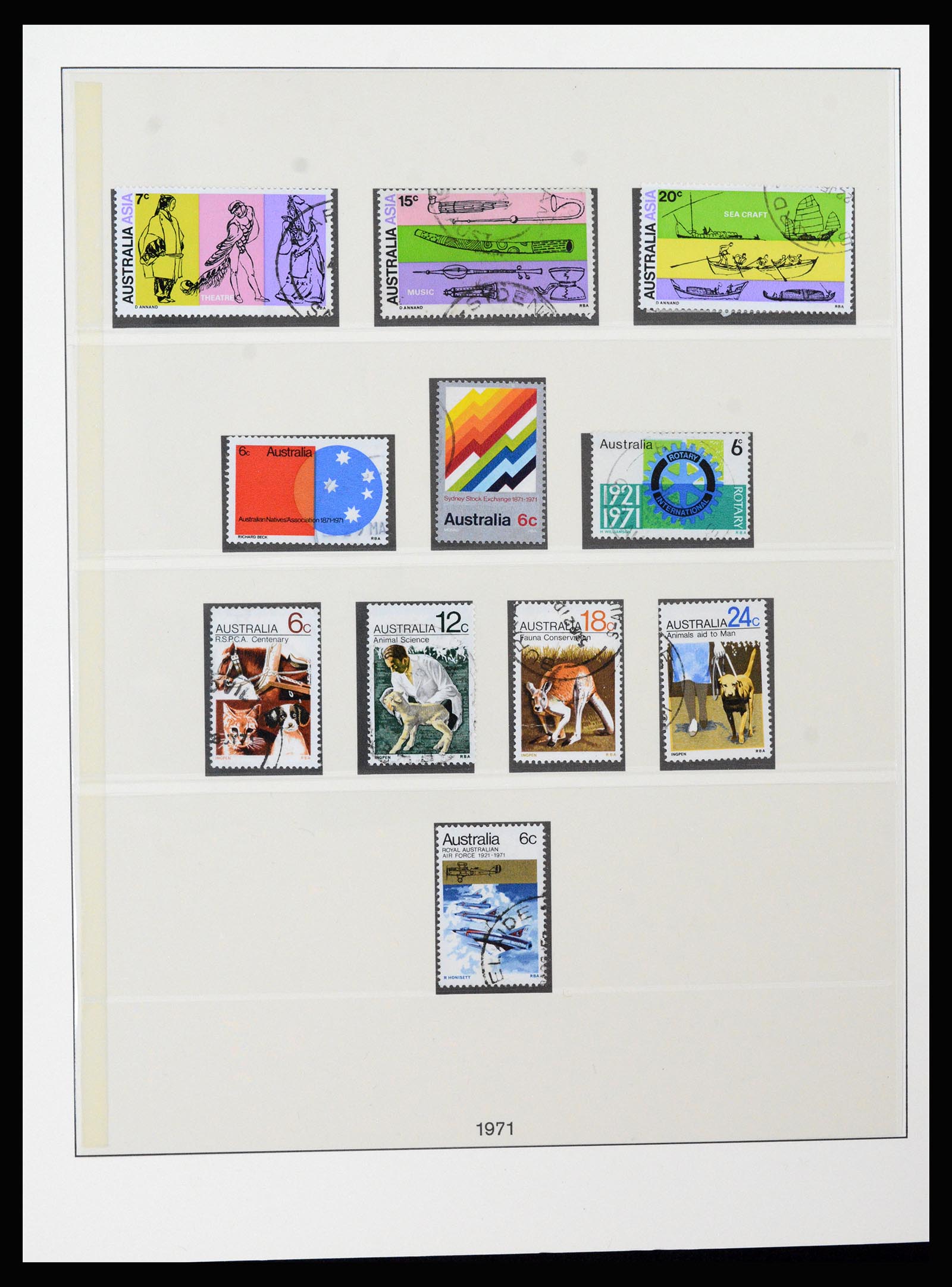 37259 024 - Postzegelverzameling 37259 Australië 1951-2016.