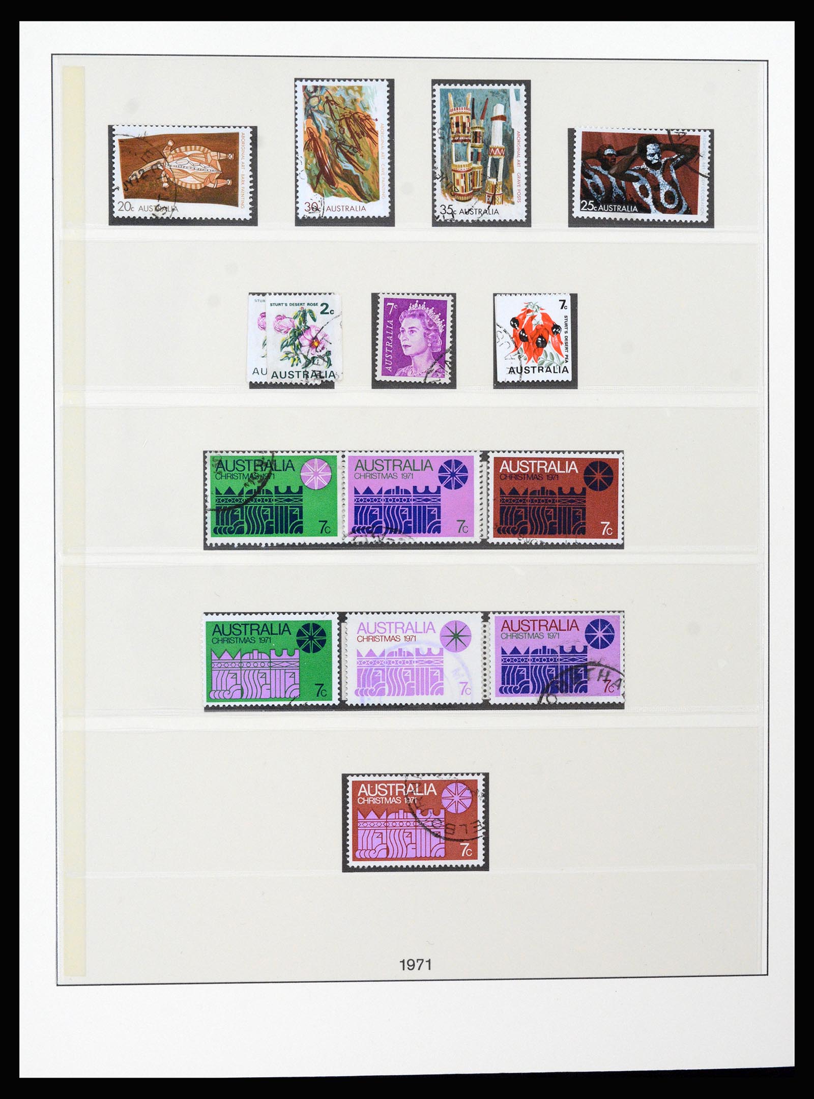 37259 025 - Postzegelverzameling 37259 Australië 1951-2016.