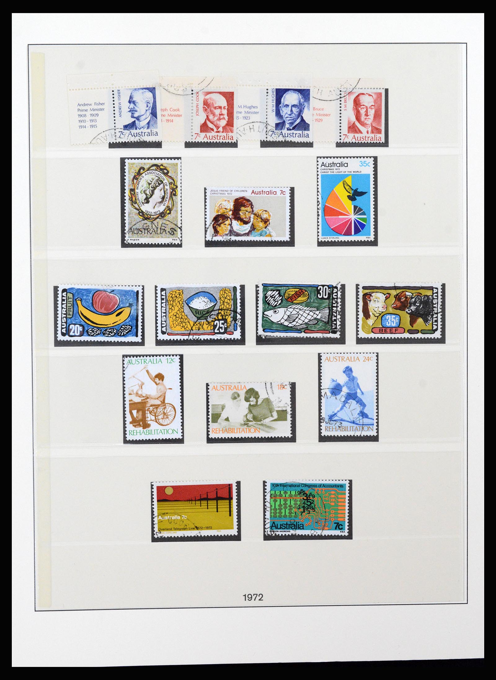 37259 028 - Postzegelverzameling 37259 Australië 1951-2016.