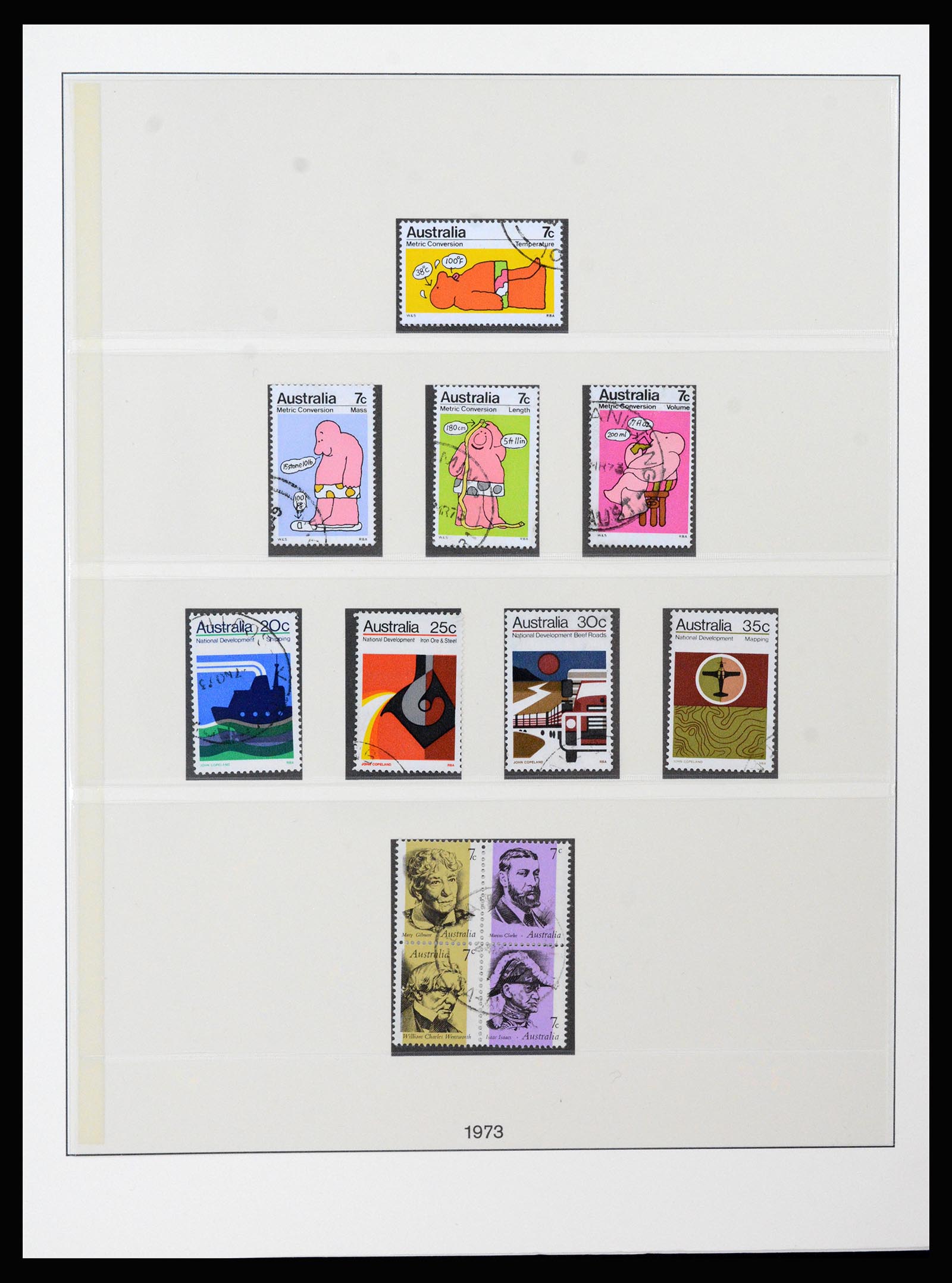37259 030 - Postzegelverzameling 37259 Australië 1951-2016.