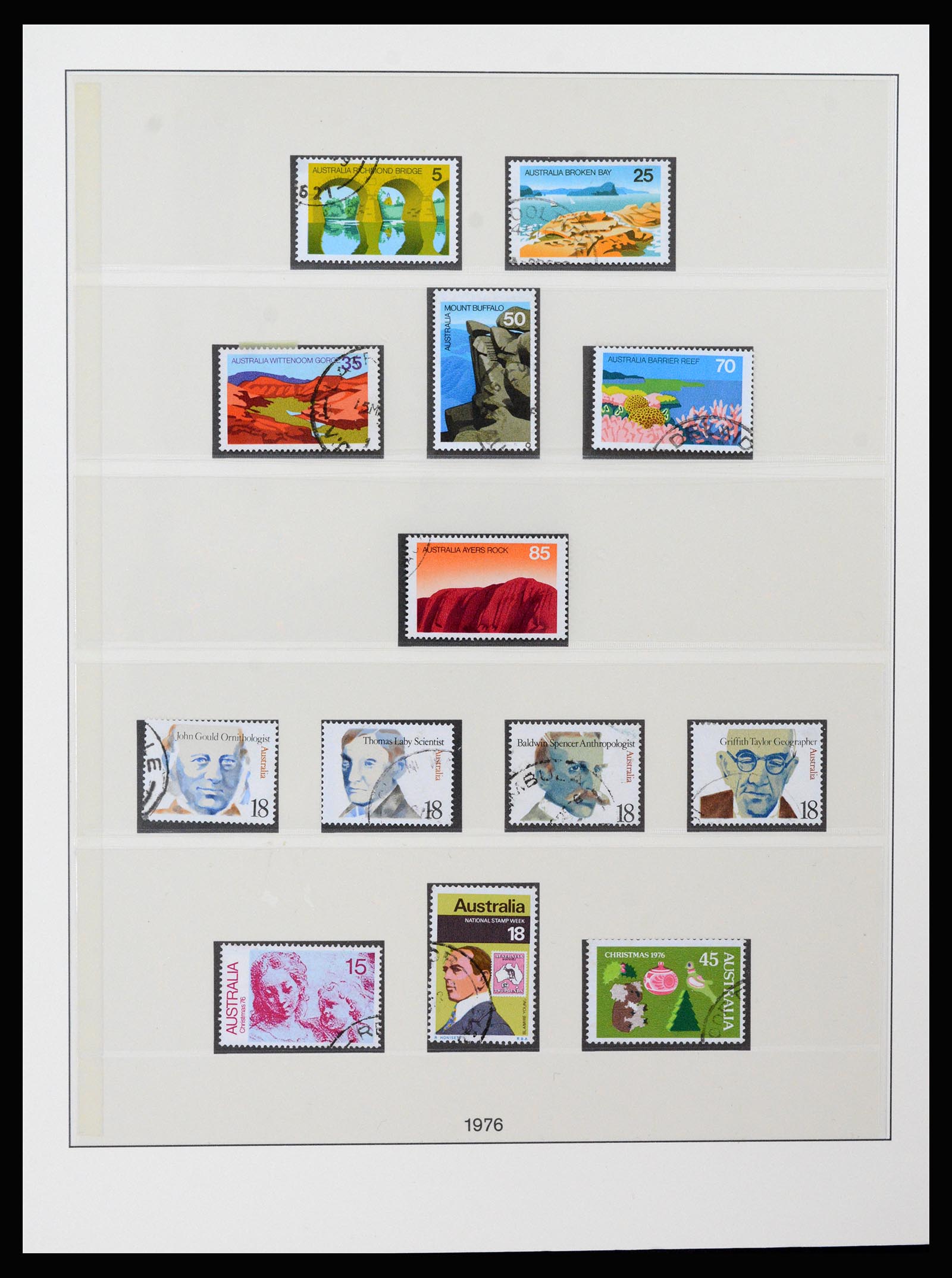 37259 037 - Postzegelverzameling 37259 Australië 1951-2016.