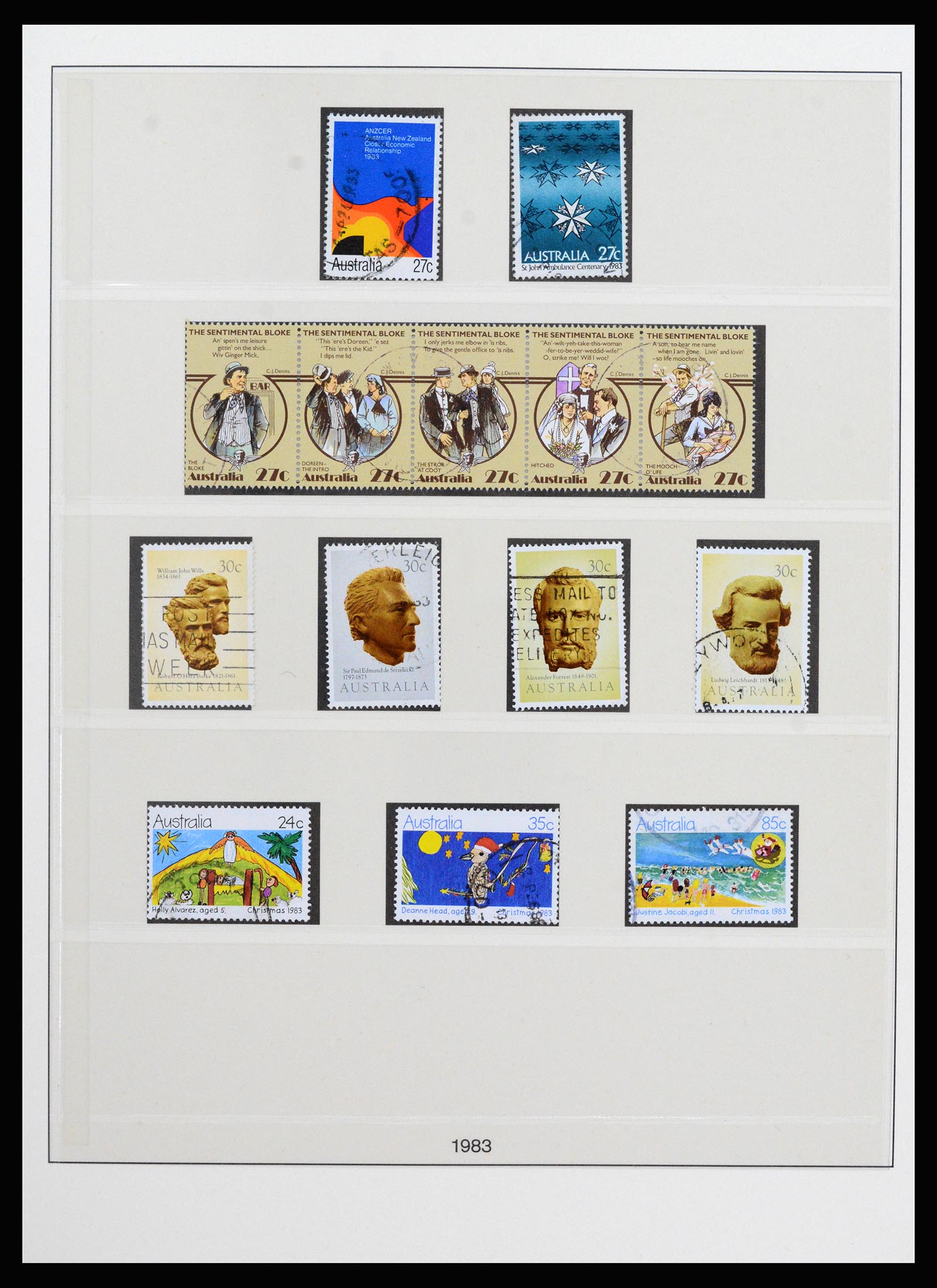 37259 058 - Postzegelverzameling 37259 Australië 1951-2016.