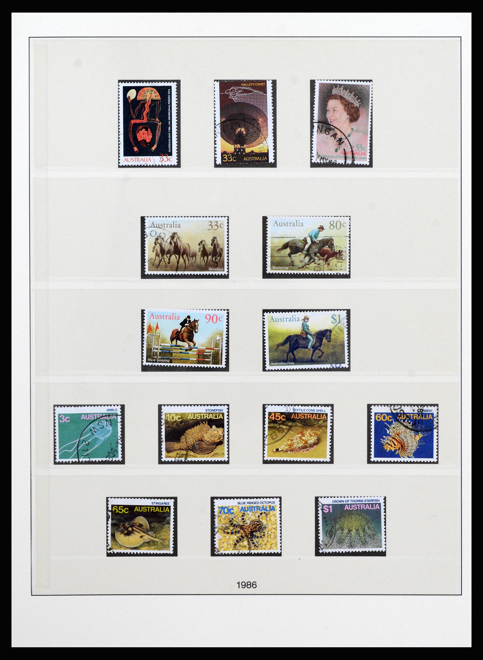 37259 070 - Postzegelverzameling 37259 Australië 1951-2016.