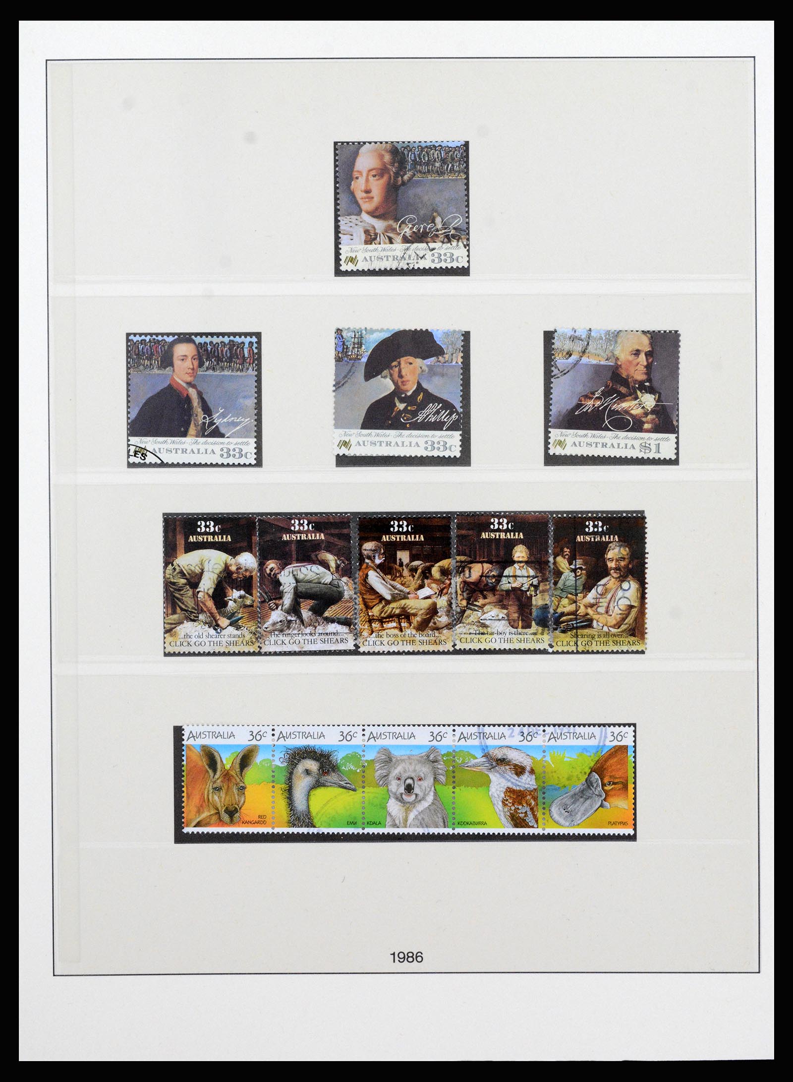 37259 071 - Postzegelverzameling 37259 Australië 1951-2016.