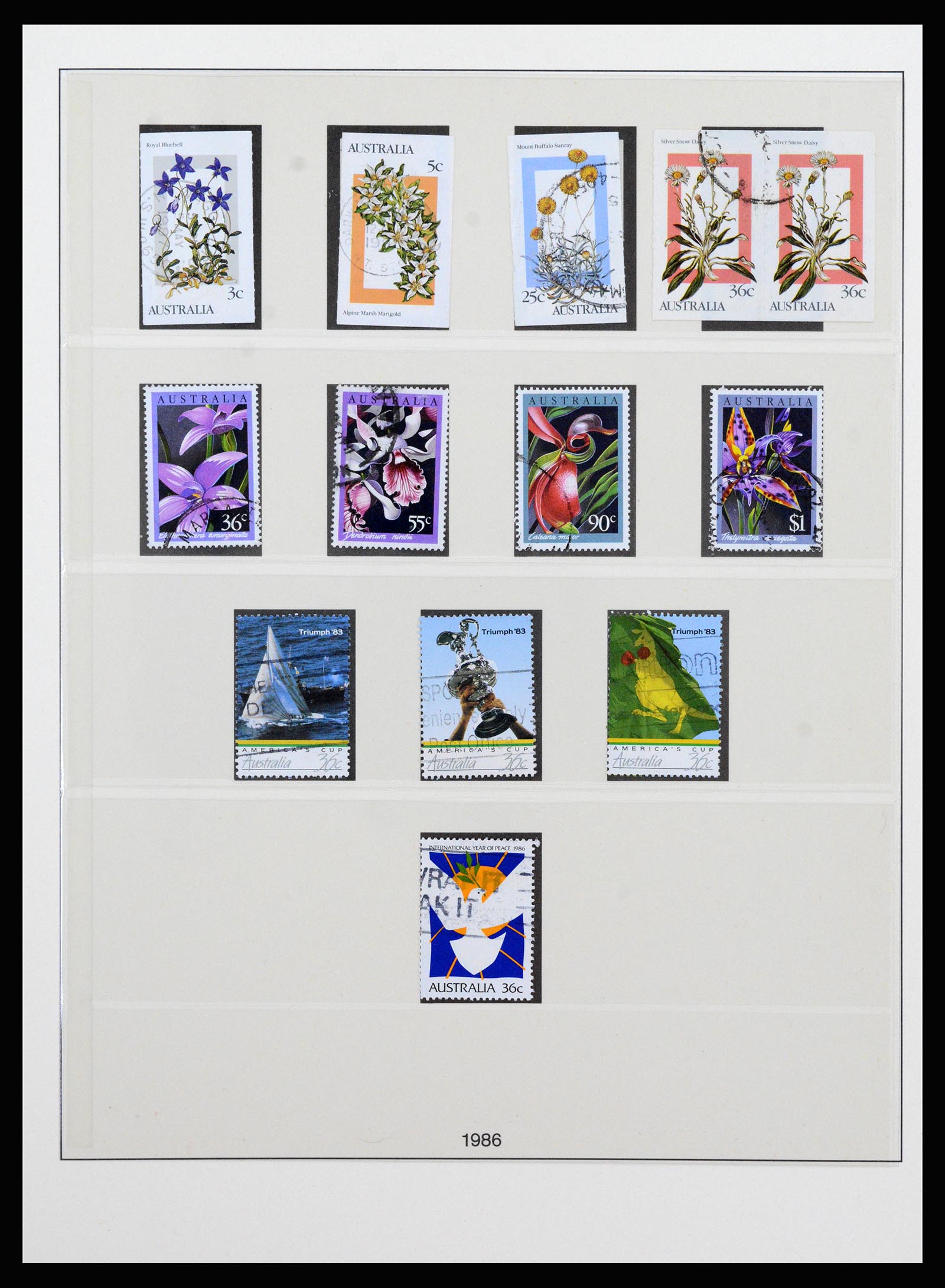 37259 072 - Postzegelverzameling 37259 Australië 1951-2016.