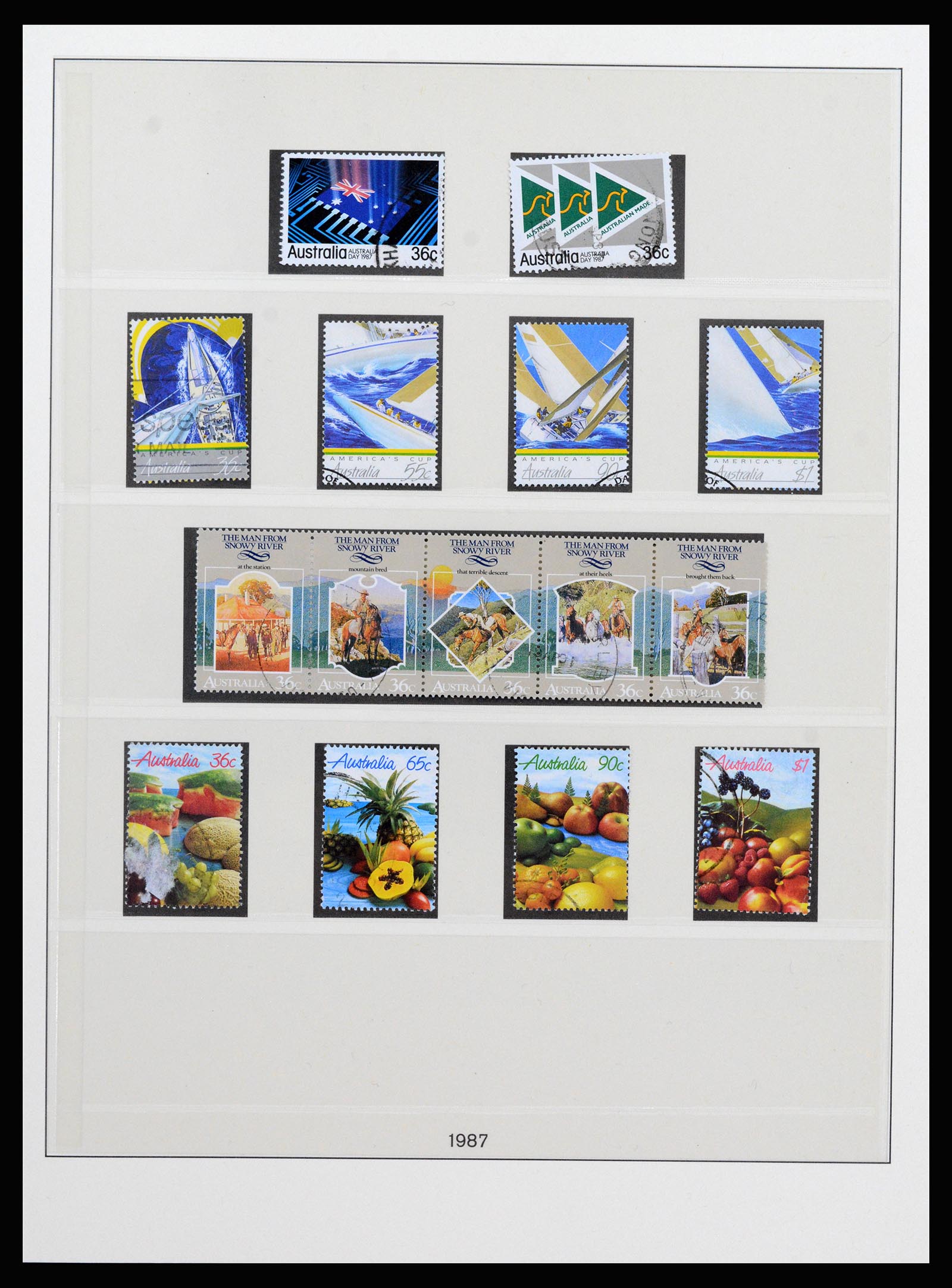 37259 074 - Postzegelverzameling 37259 Australië 1951-2016.