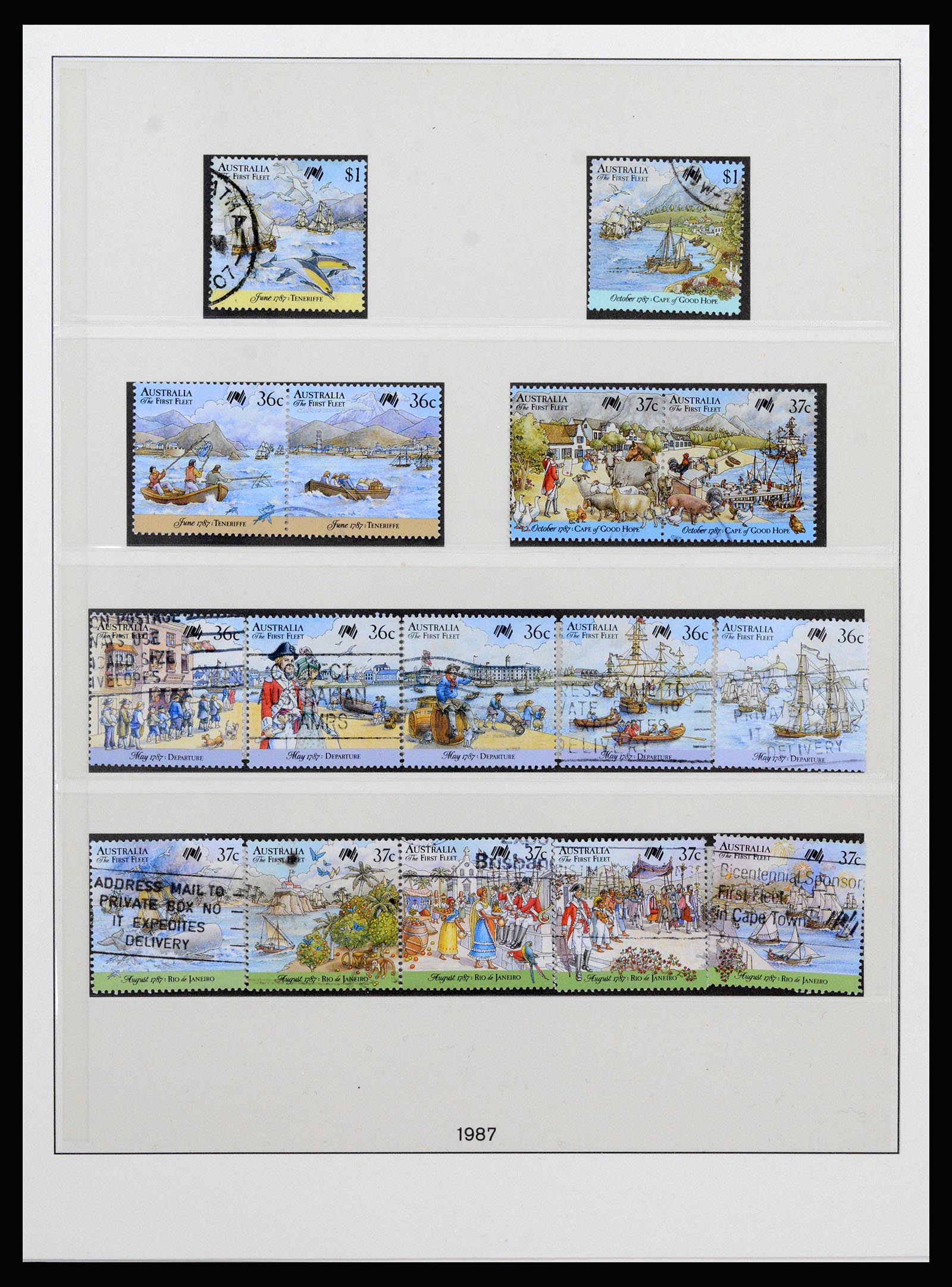 37259 075 - Postzegelverzameling 37259 Australië 1951-2016.