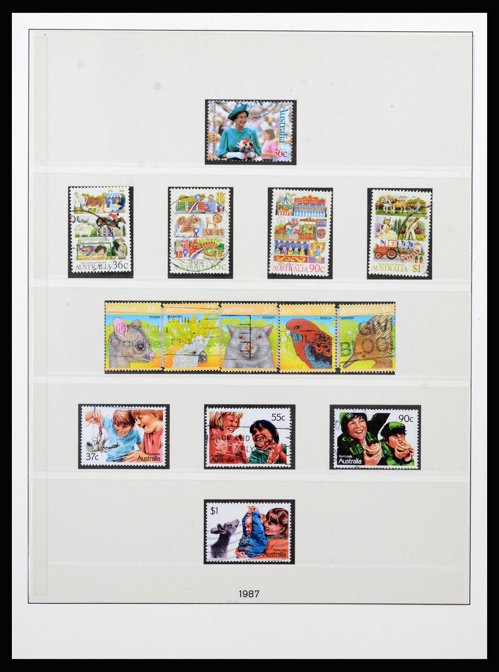 37259 076 - Postzegelverzameling 37259 Australië 1951-2016.