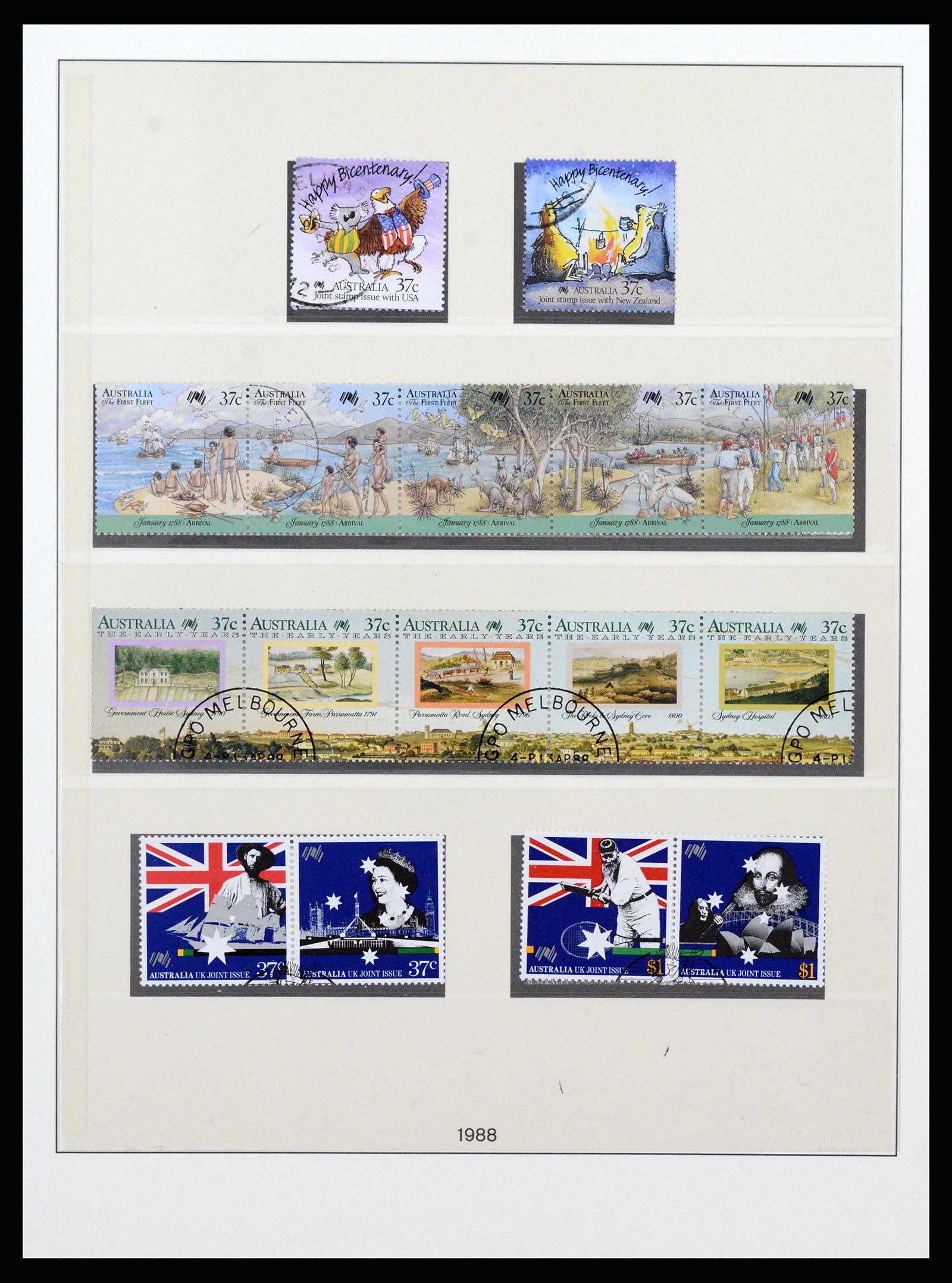 37259 078 - Postzegelverzameling 37259 Australië 1951-2016.