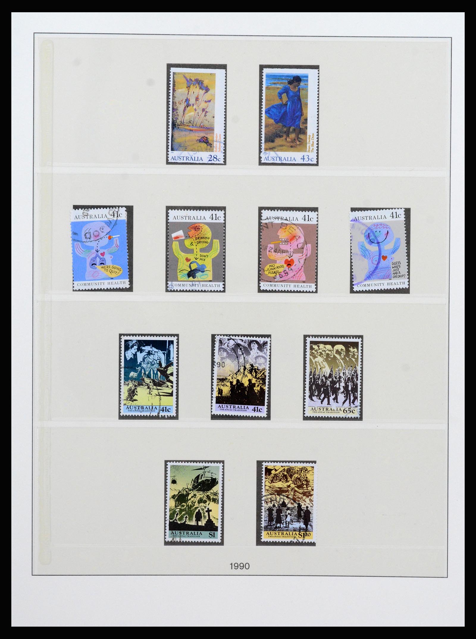 37259 089 - Postzegelverzameling 37259 Australië 1951-2016.