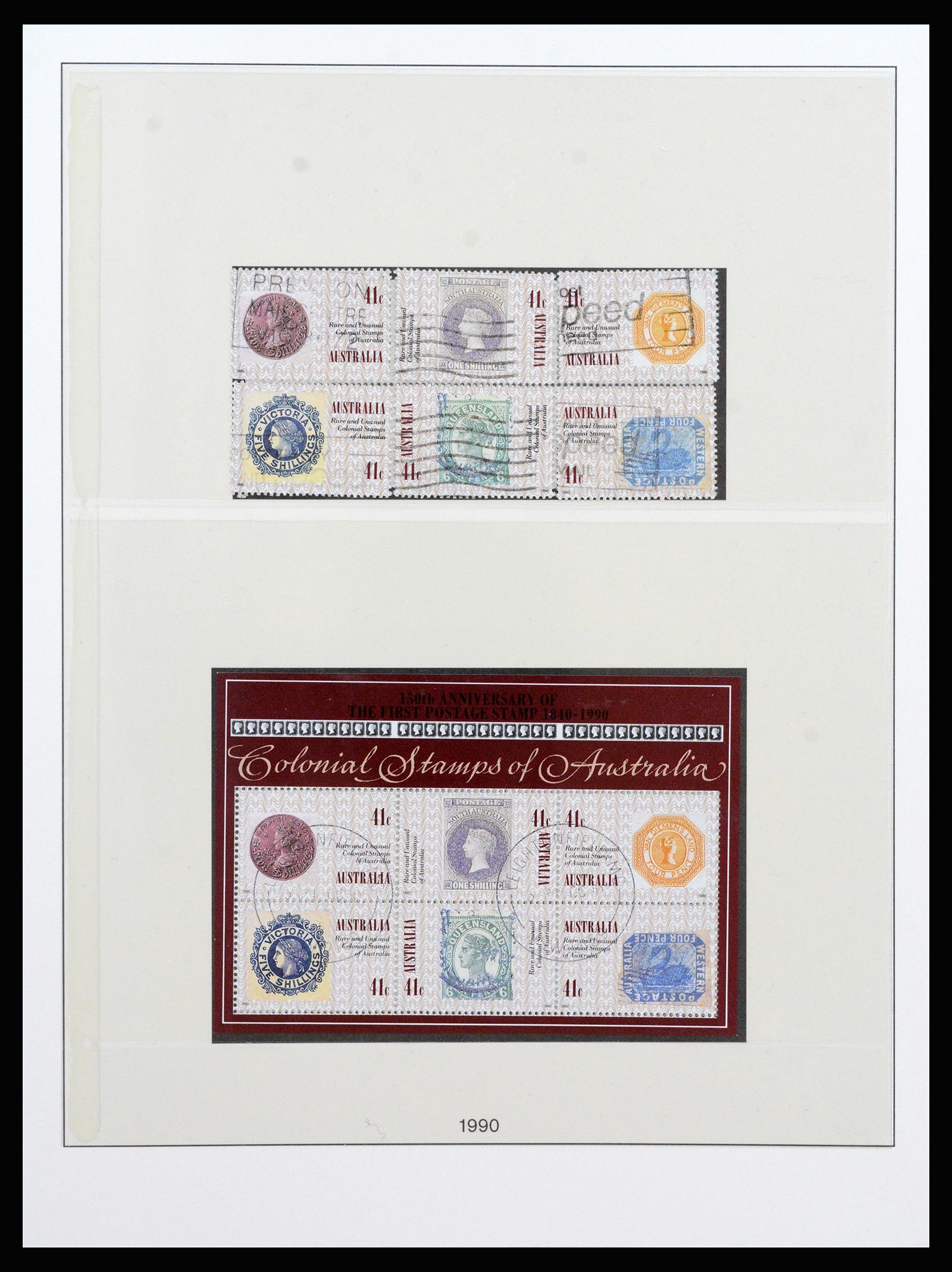 37259 090 - Postzegelverzameling 37259 Australië 1951-2016.