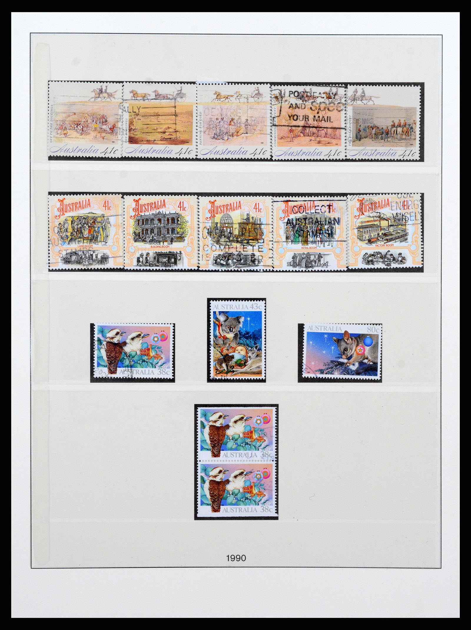 37259 092 - Postzegelverzameling 37259 Australië 1951-2016.
