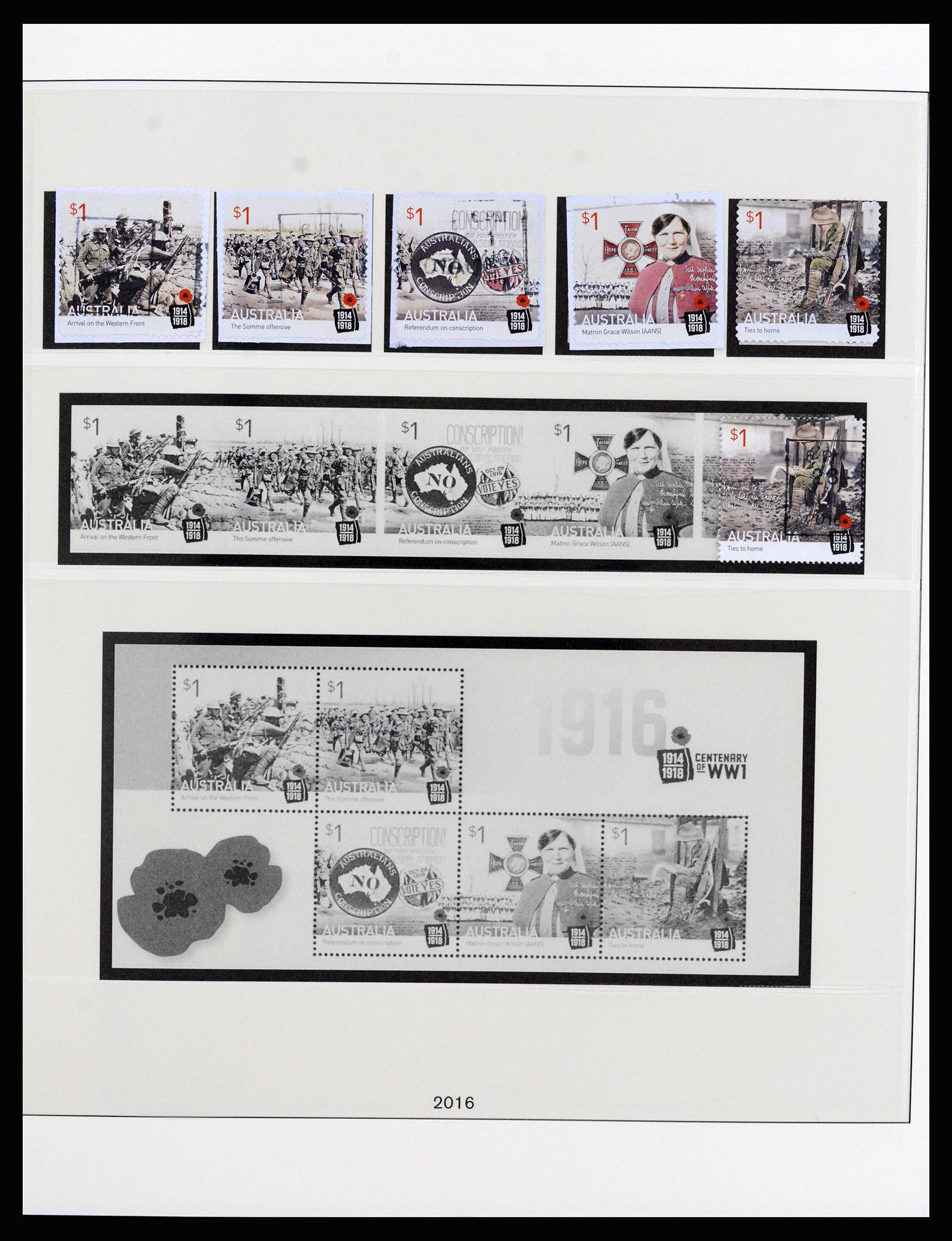 37259 421 - Postzegelverzameling 37259 Australië 1951-2016.