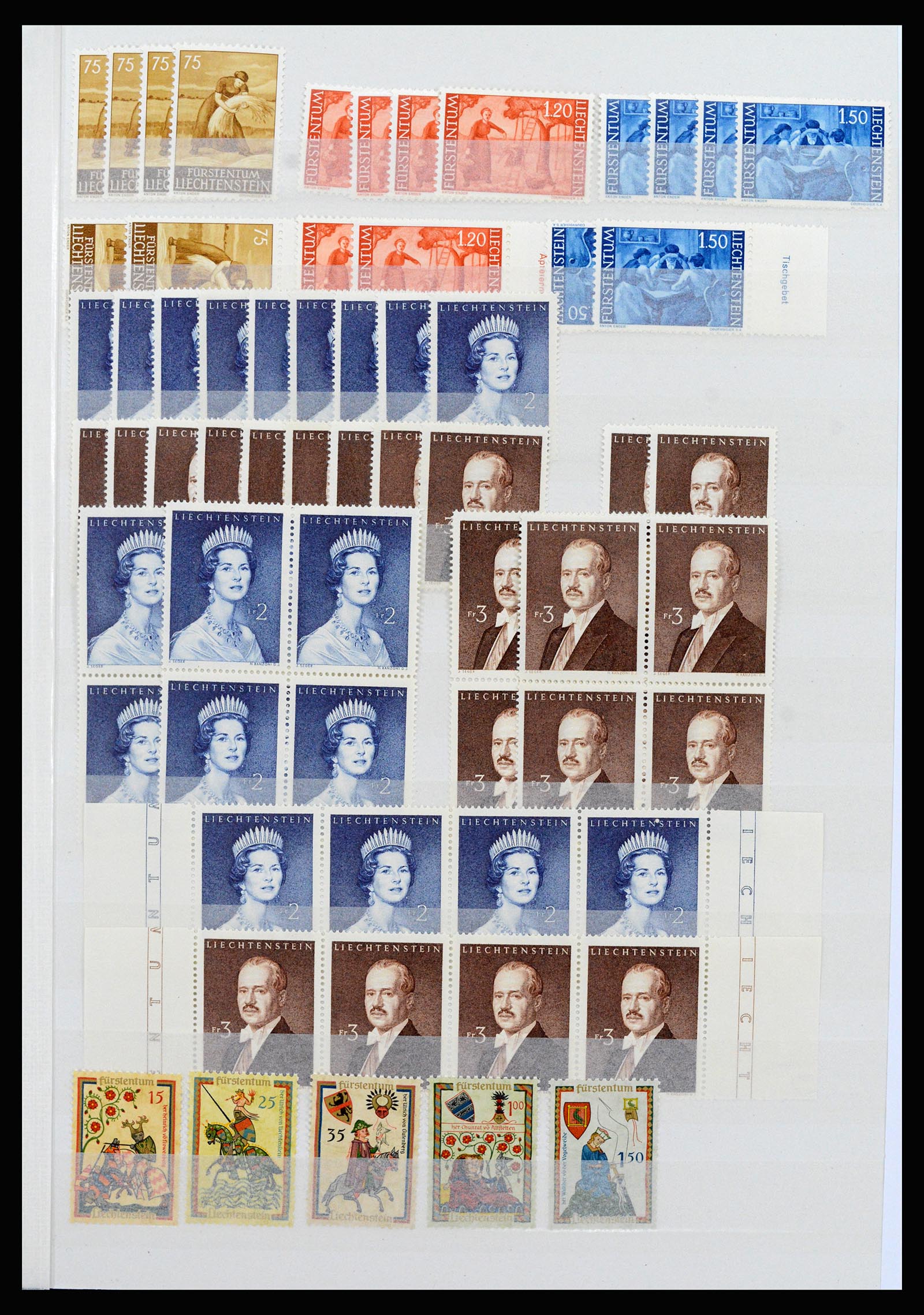 37261 003 - Postzegelverzameling 37261 Liechtenstein 1961-1995.