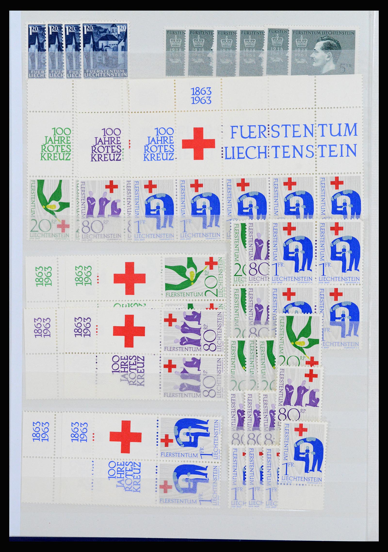 37261 008 - Postzegelverzameling 37261 Liechtenstein 1961-1995.