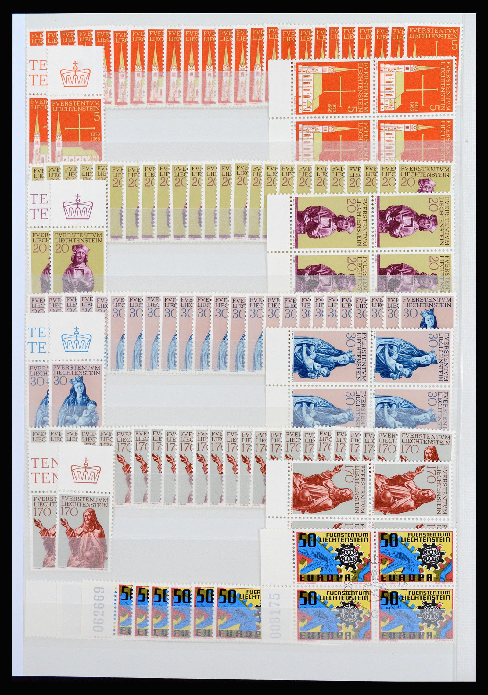 37261 016 - Postzegelverzameling 37261 Liechtenstein 1961-1995.