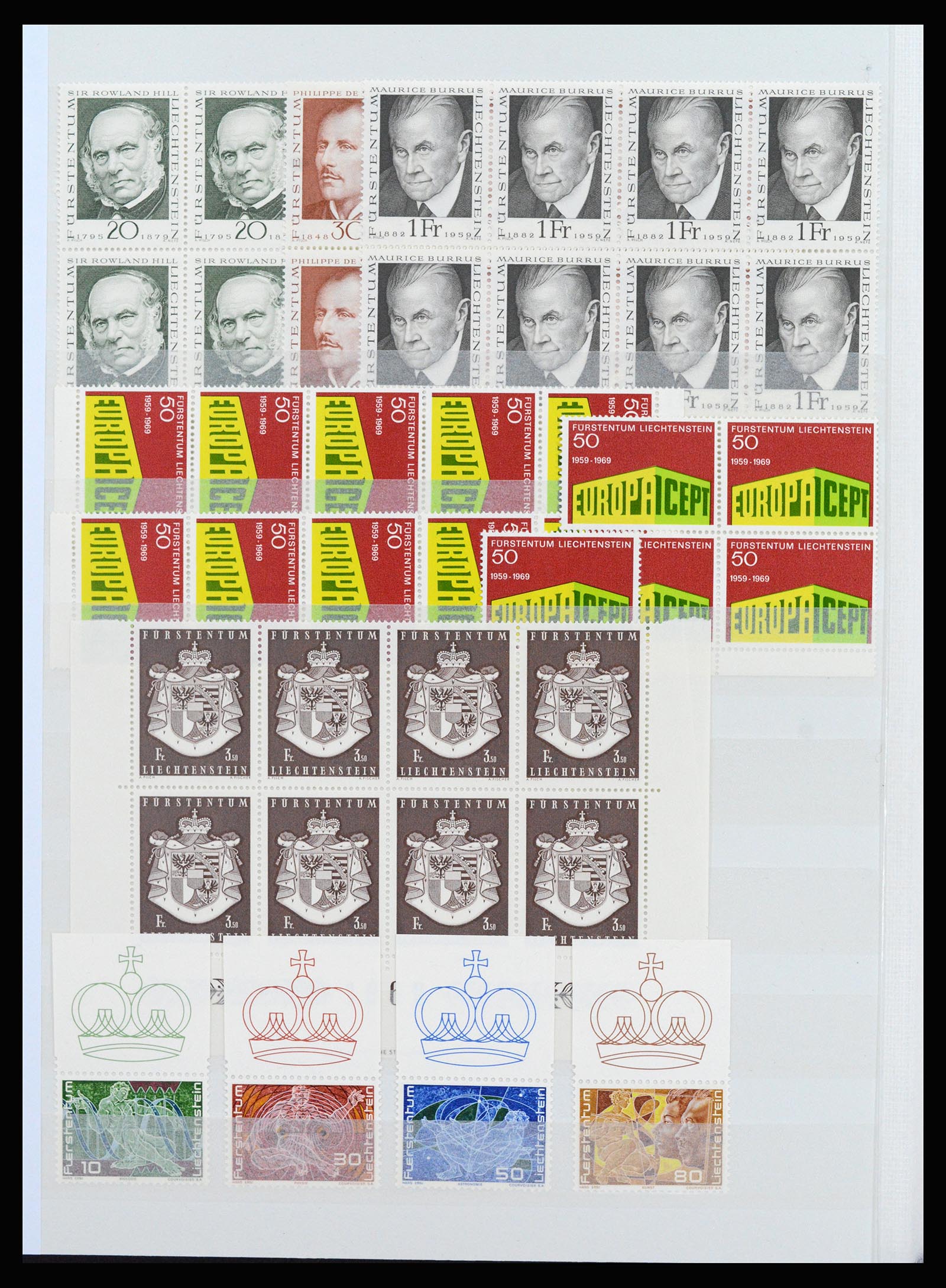 37261 020 - Postzegelverzameling 37261 Liechtenstein 1961-1995.