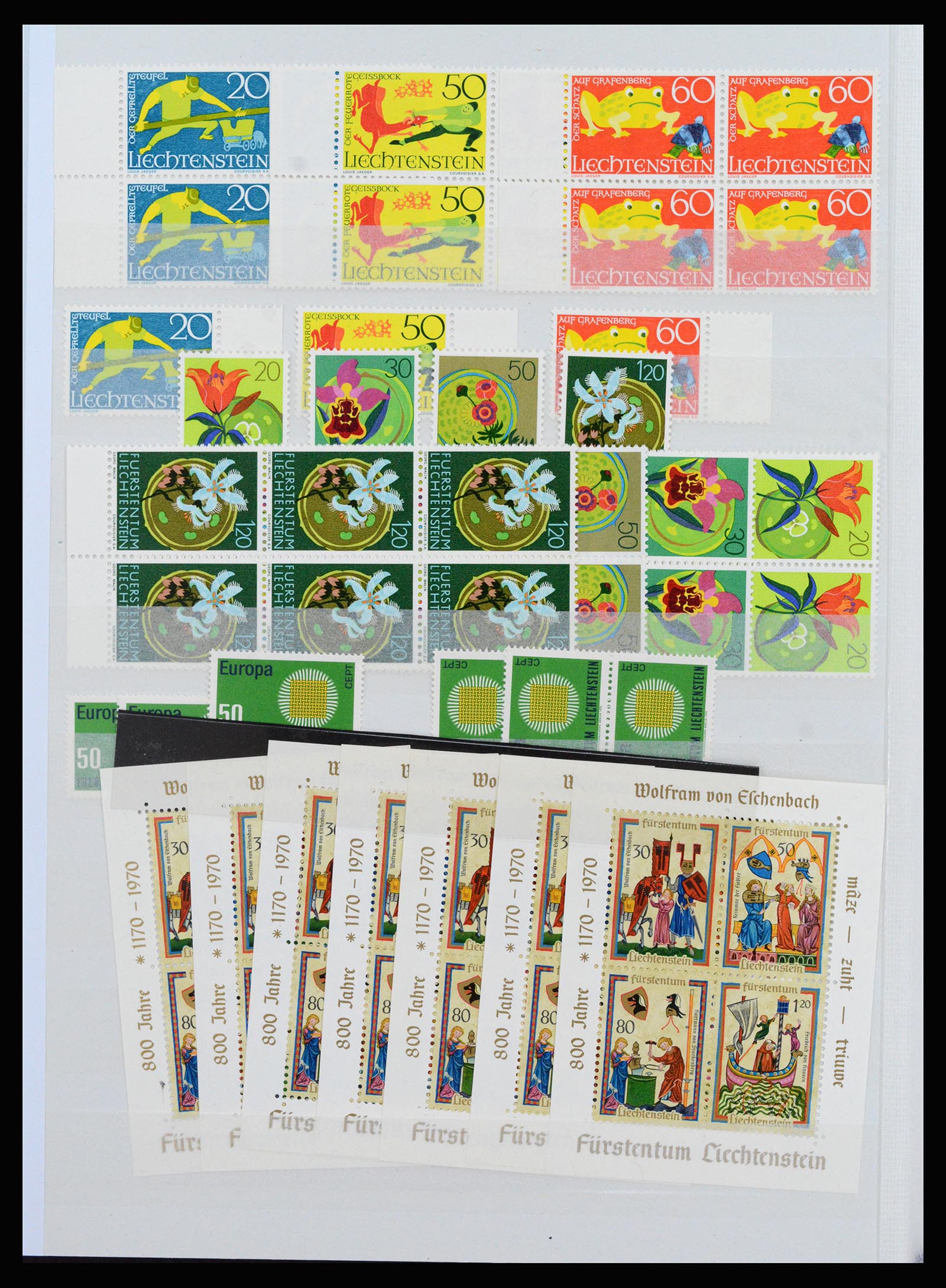 37261 022 - Postzegelverzameling 37261 Liechtenstein 1961-1995.