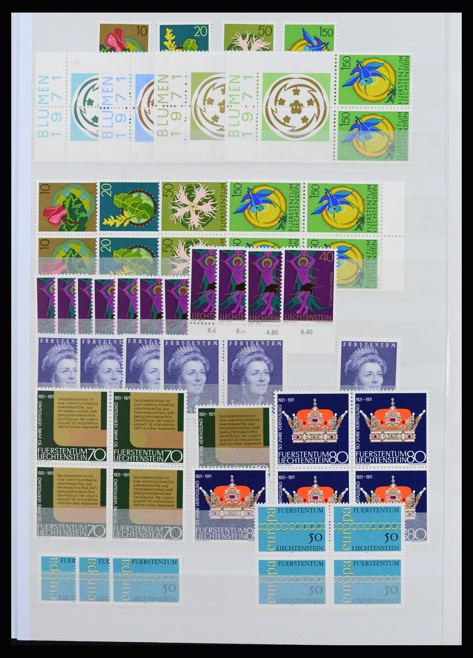37261 024 - Postzegelverzameling 37261 Liechtenstein 1961-1995.