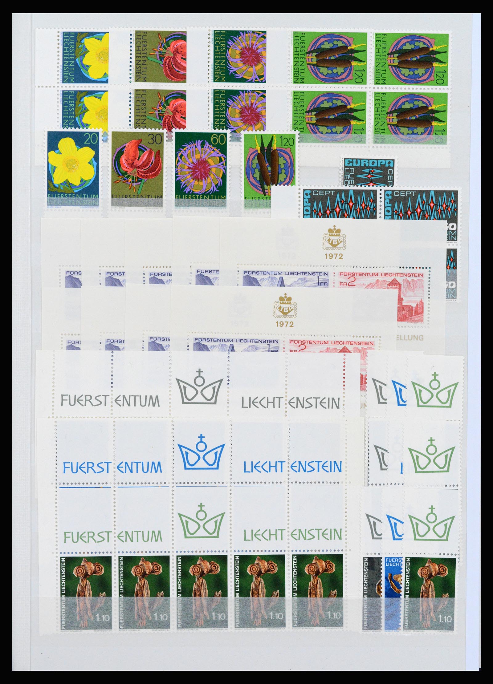 37261 027 - Postzegelverzameling 37261 Liechtenstein 1961-1995.